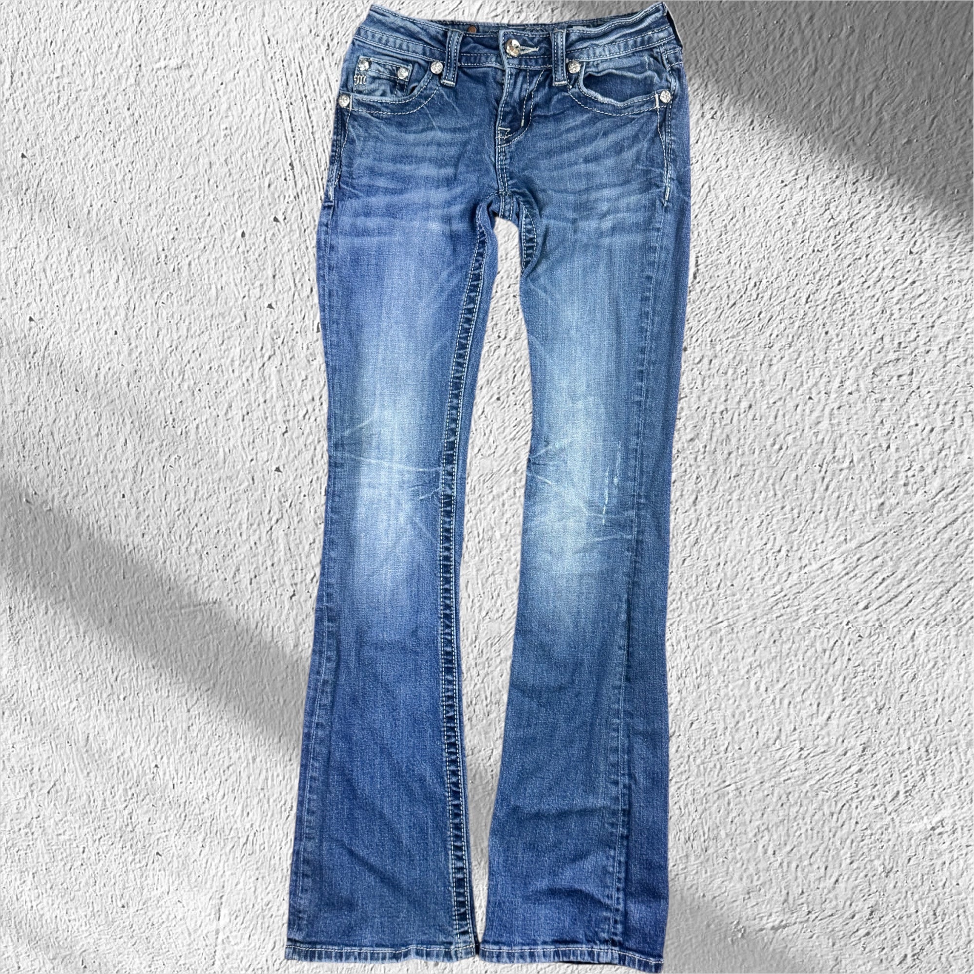 Miss Me MP6224B Women’s Y2K Jeans Size 25x34