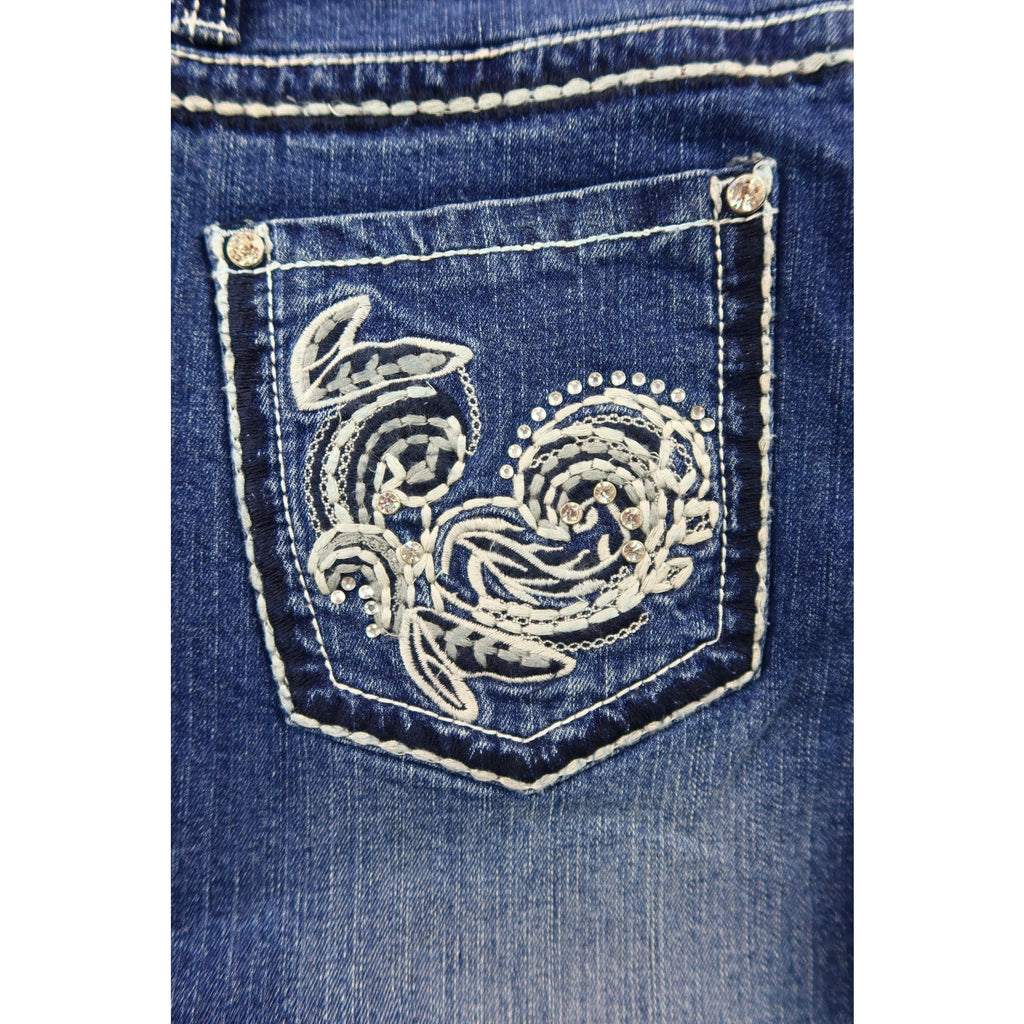 Zenim Denim Missy Women's Capri Jeans 8