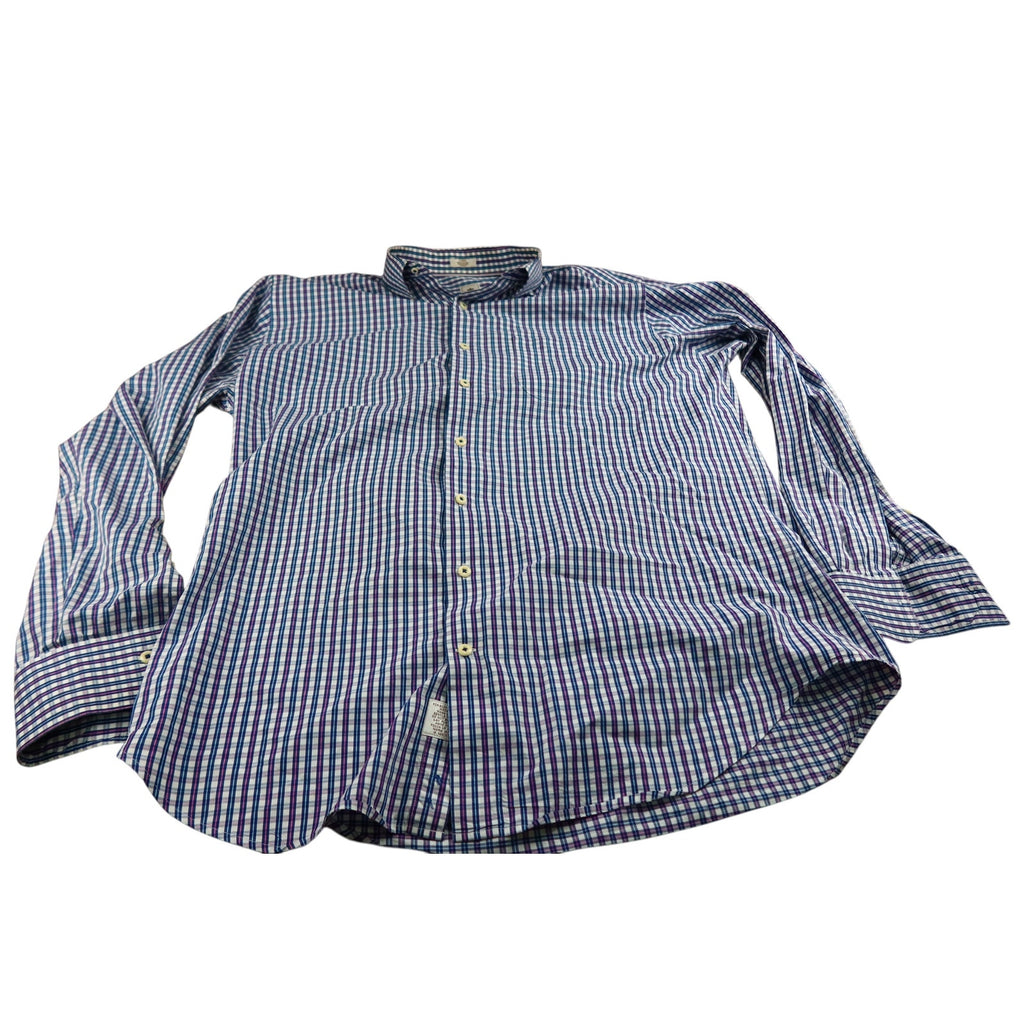 Peter Millar Seaside Finish Button Down Shirt Men's L