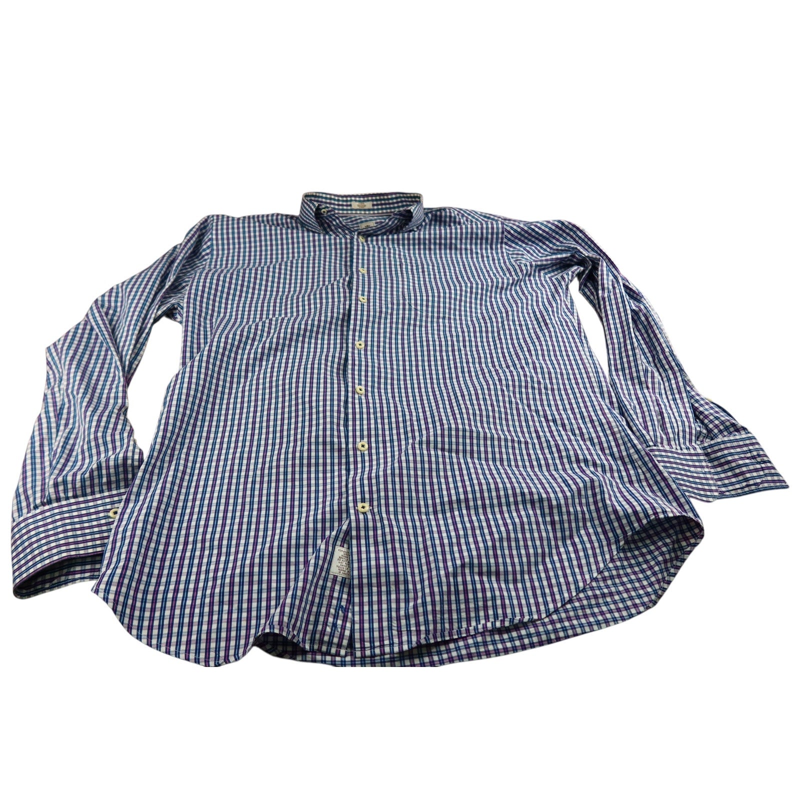 Peter Millar Seaside Finish Button Down Shirt Men's L