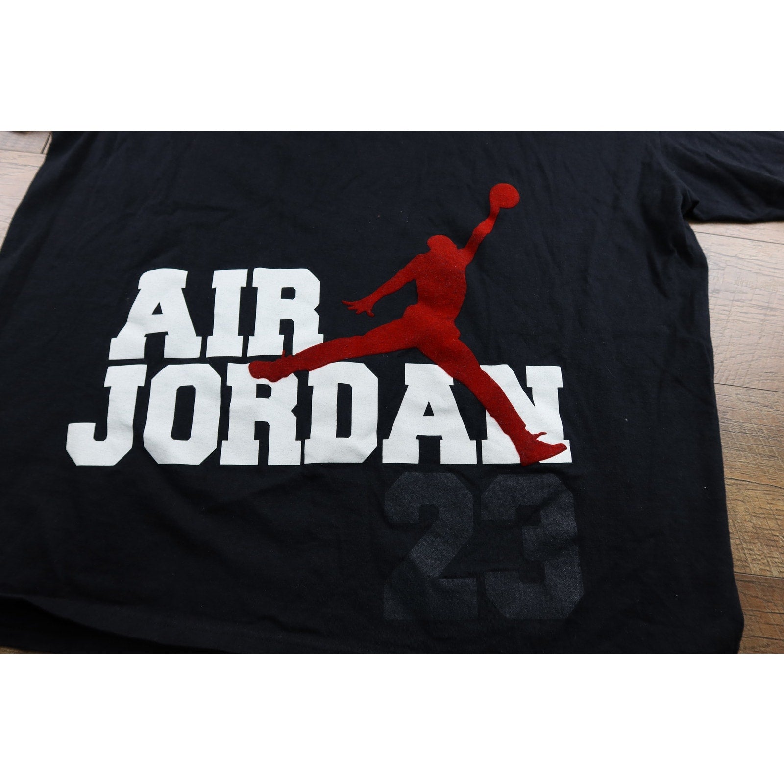 Air Jordan Black Vtg Long Sleeve Shirt Men's