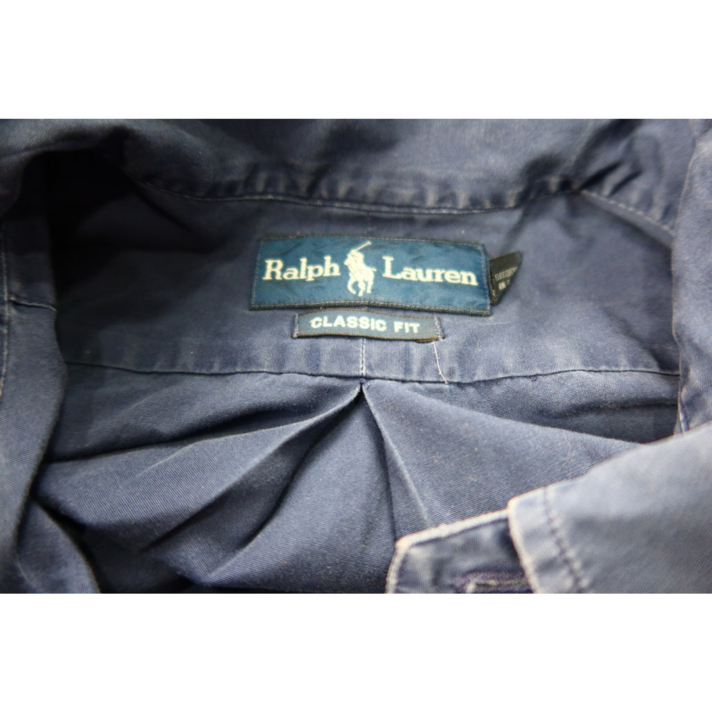 Ralph Lauren Classic Fit Blue Shirt Men's XL