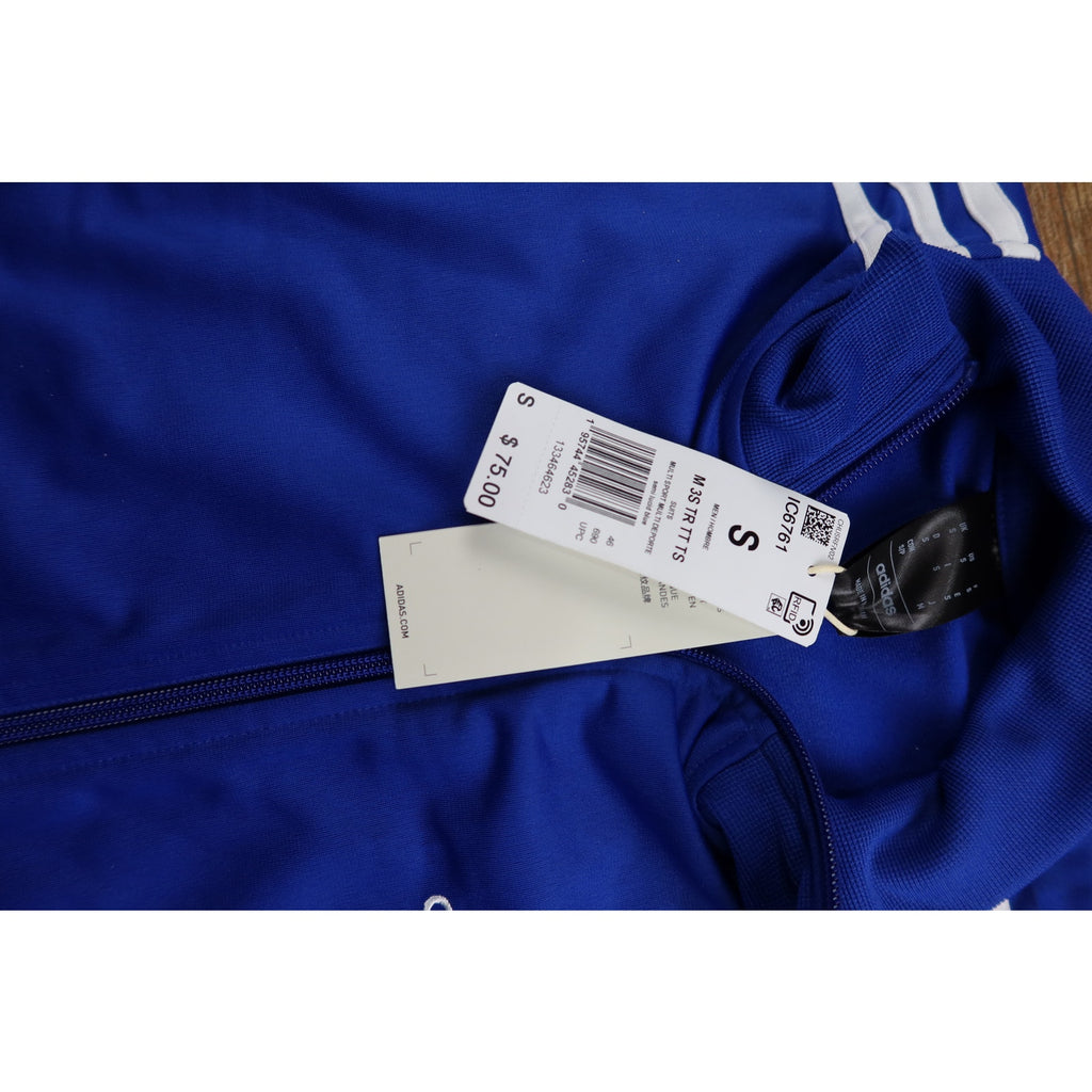 Adidas Brand New Blue Track Jacket Men's Small