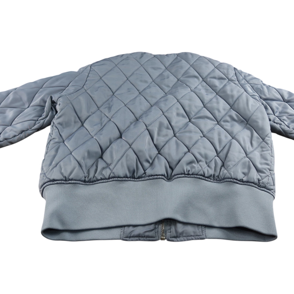 GUESS Y2K Quilted Bomber Gray Jacket Women's L