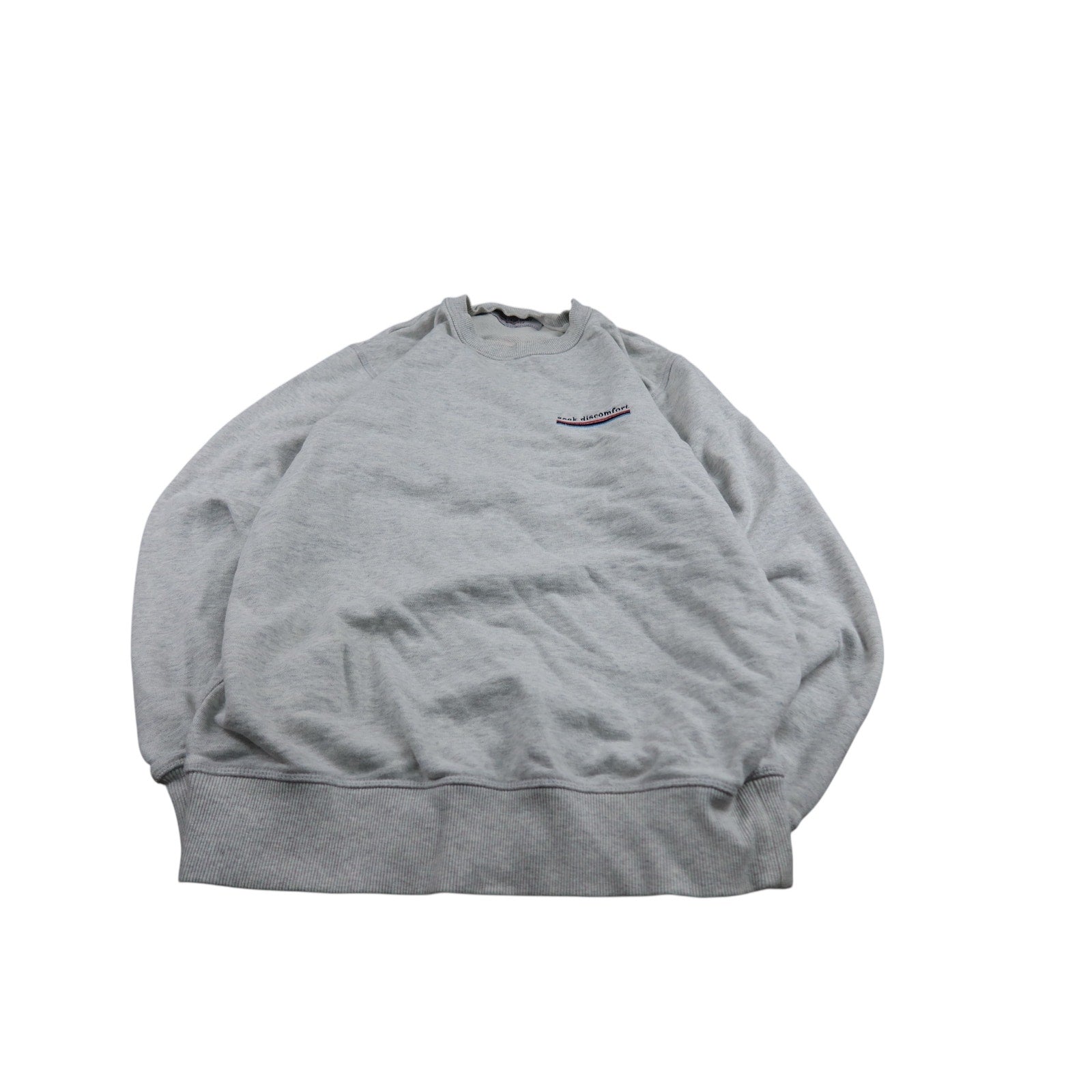 Seek Discomfort Gray Sweatshirt Men's Small