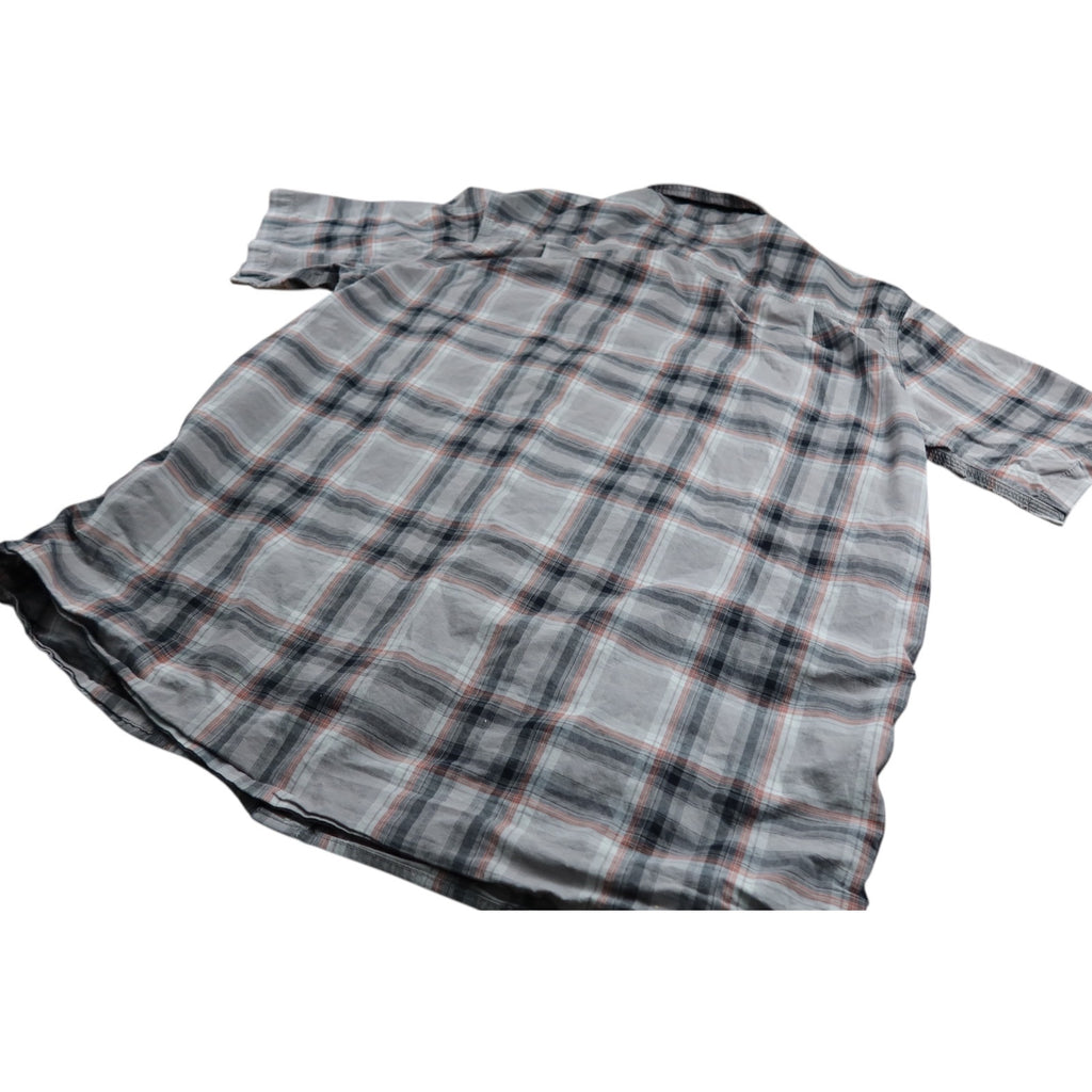 Carhartt Relaxed- Fit Gray Plaid Button Up Men's Shirt XL