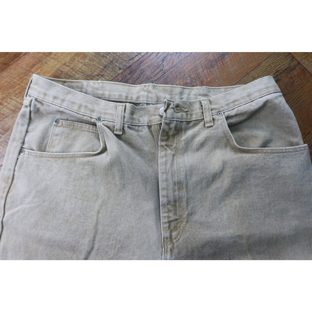Wrangler Tan USA Made Men's Jeans 38x34