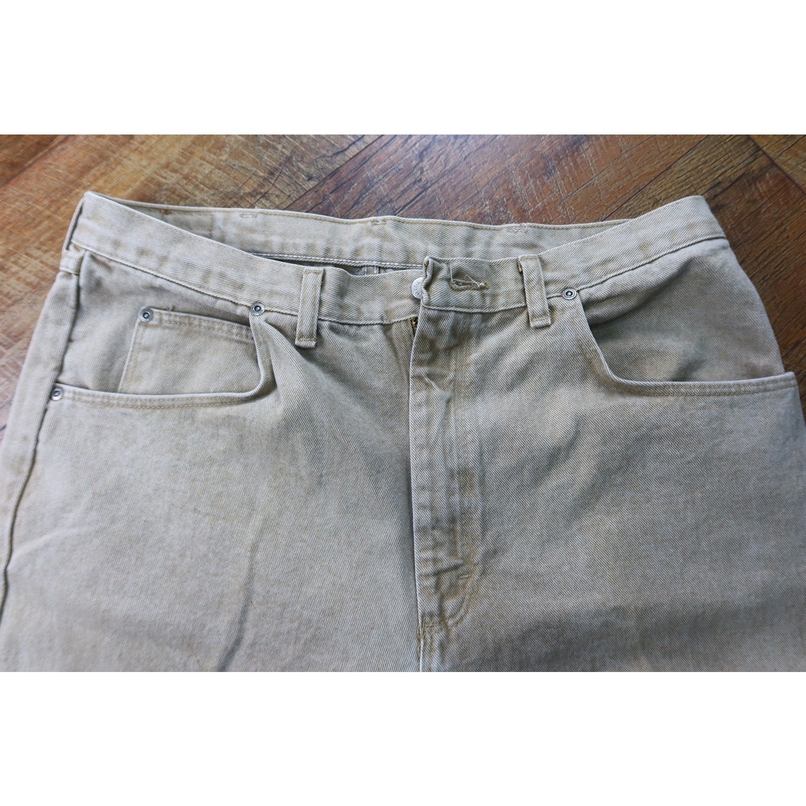 Wrangler Tan USA Made Men's Jeans 38x34