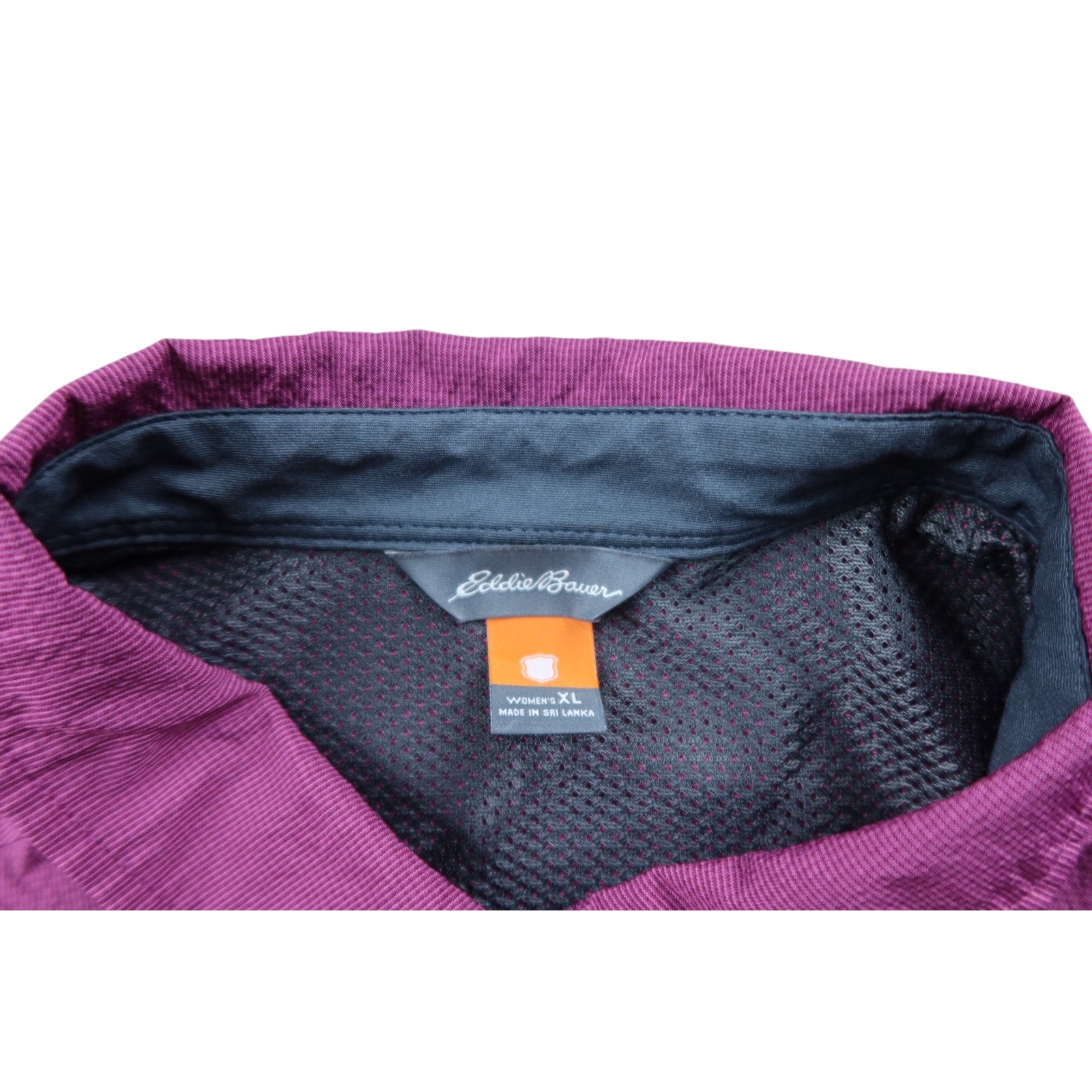 Eddie Bauer Button Down Maroon Outdoor Shirt Men's XL