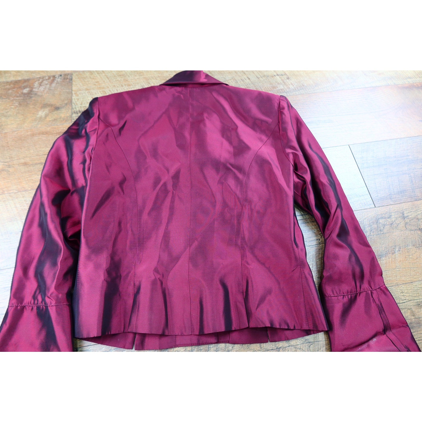 JS. Collections Burgundy Blazer Women's 12