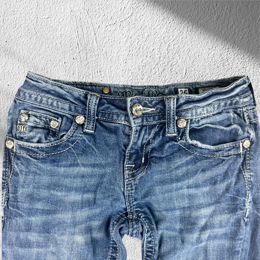 Miss Me MP6224B Women’s Y2K Jeans Size 25x34