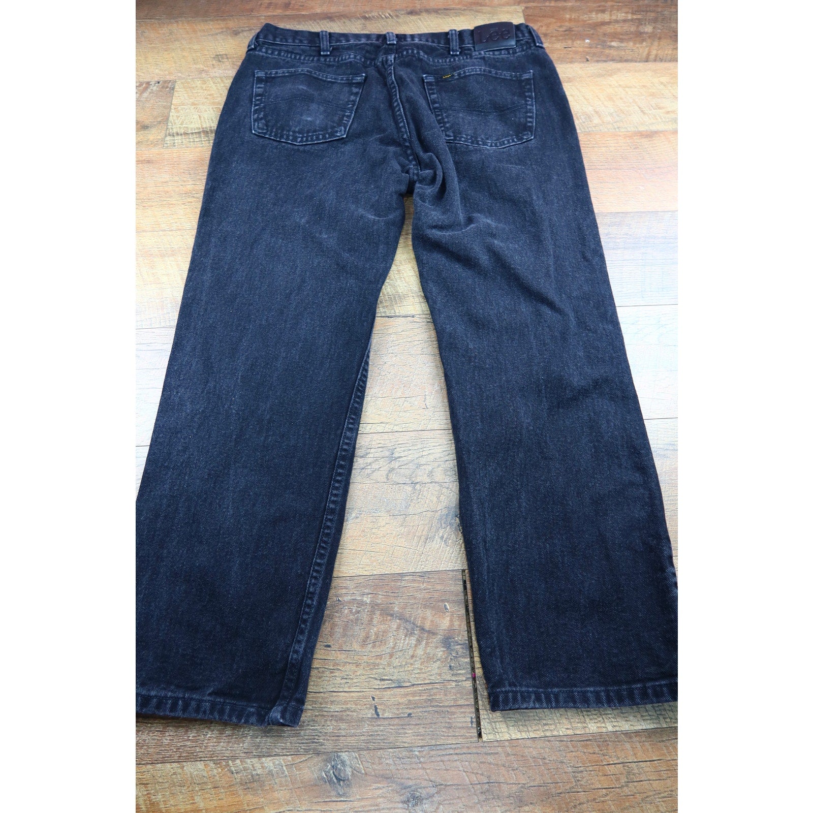 LEE Black Regular Fit Jeans Men's 38x30