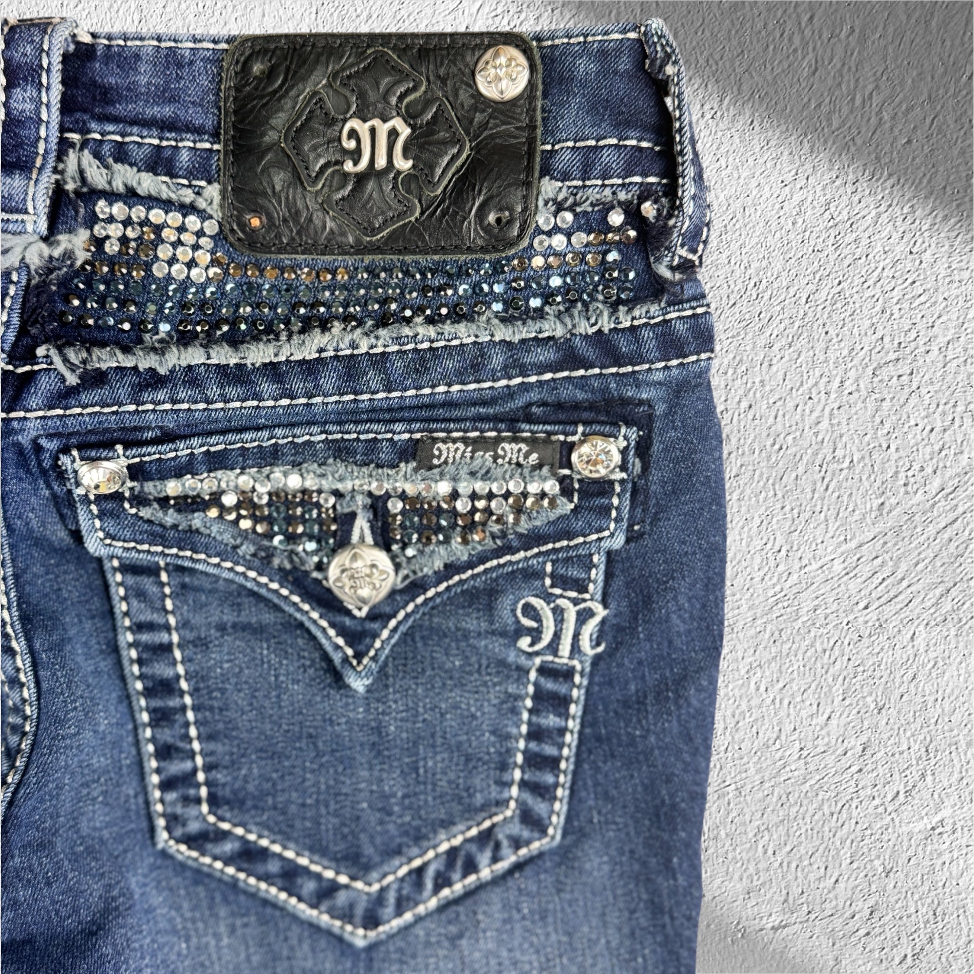Miss Me J55B9TV Women’s Y2K Jeans 25x32