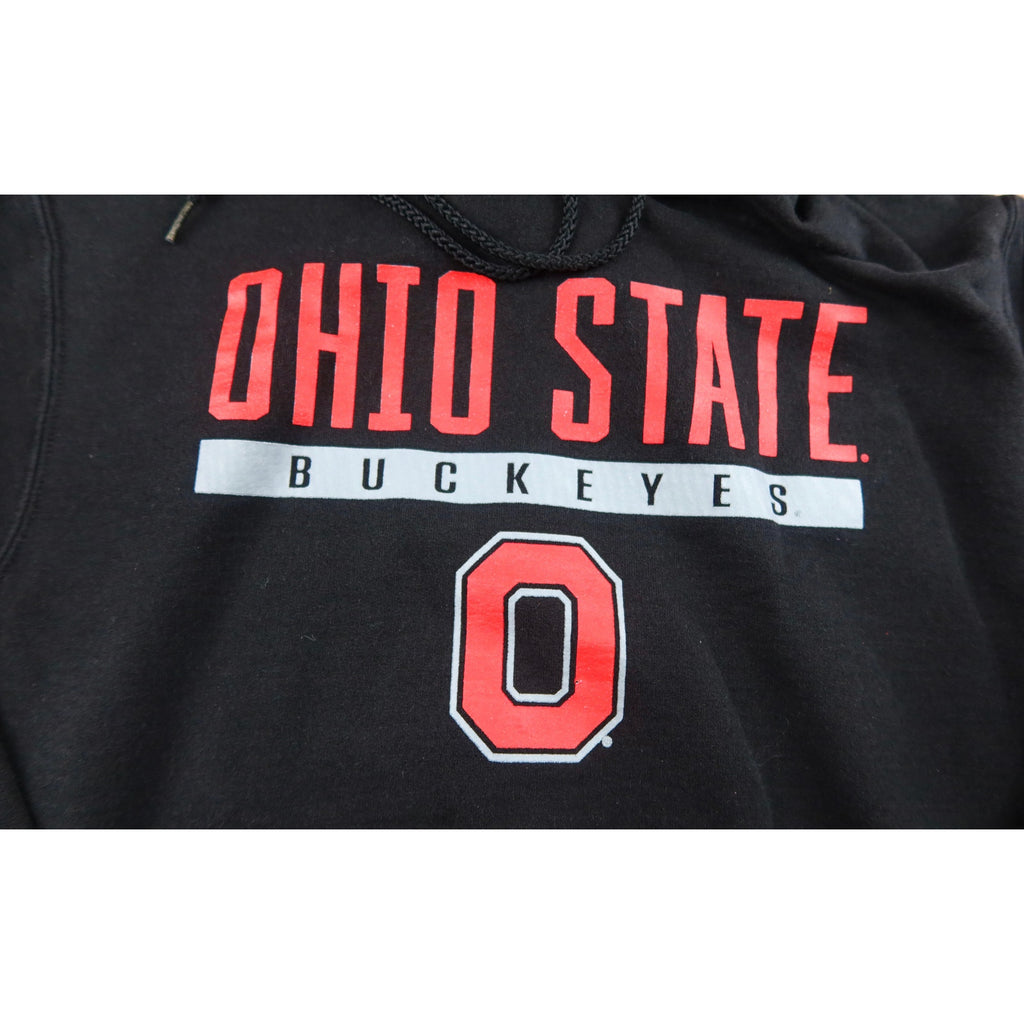 Ohio State Buckeye Black Hoodie Men's Small