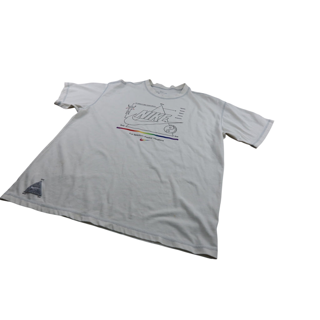 The Nike Tee Shirt White Vintage Men's Large