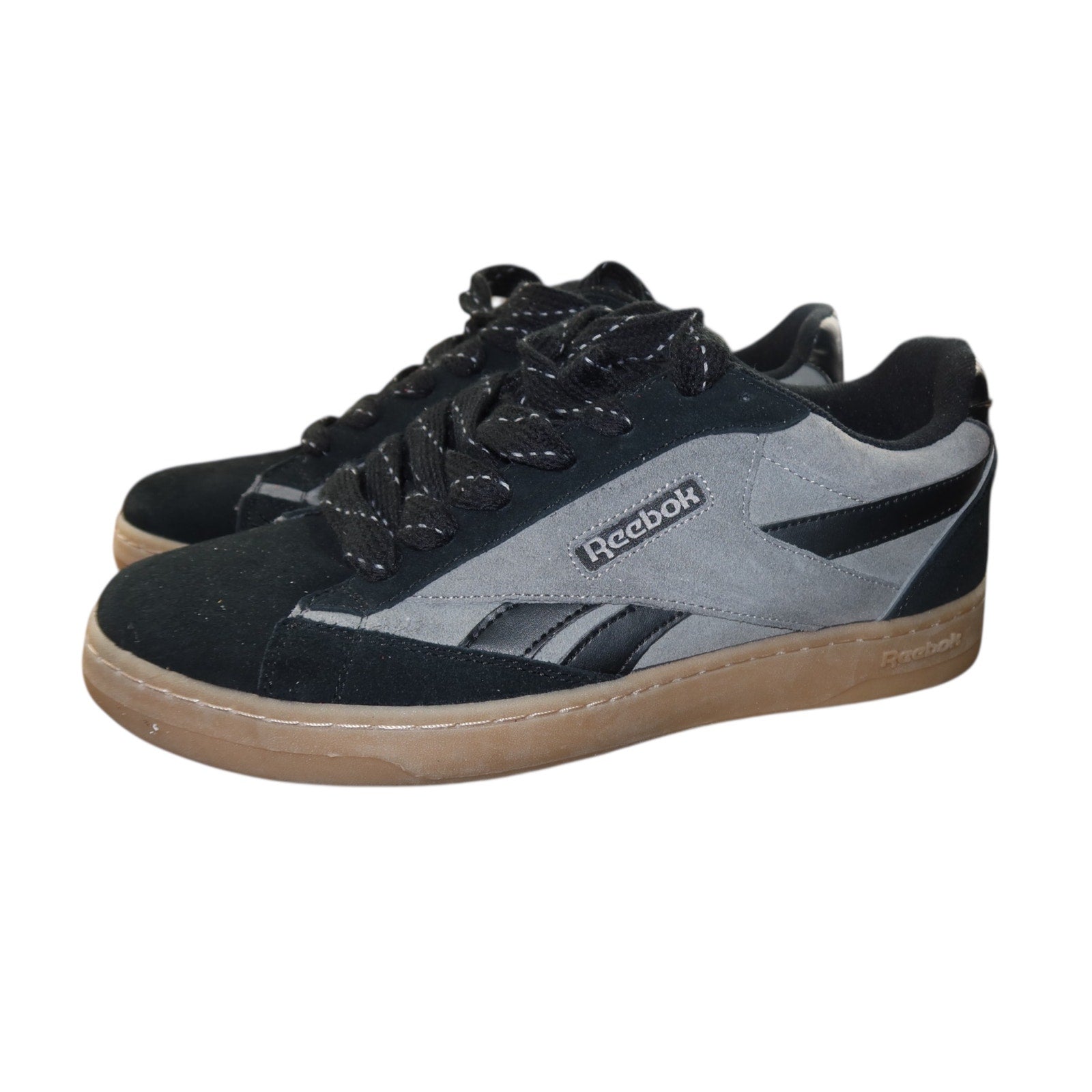 Reebok Brusk Black Gray Men's Sneakers 11.5