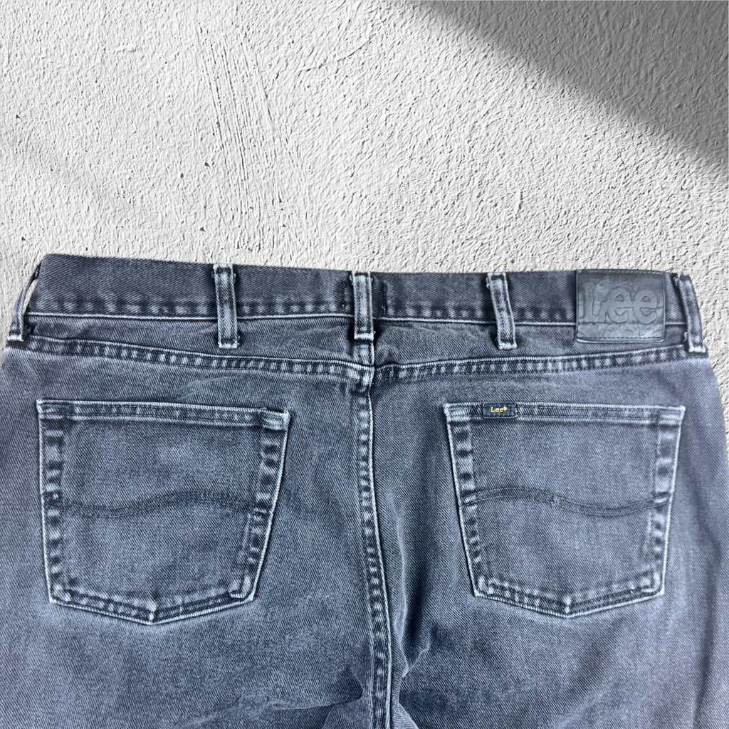 LEE Black Jeans Regular Fit Men's W38xL36
