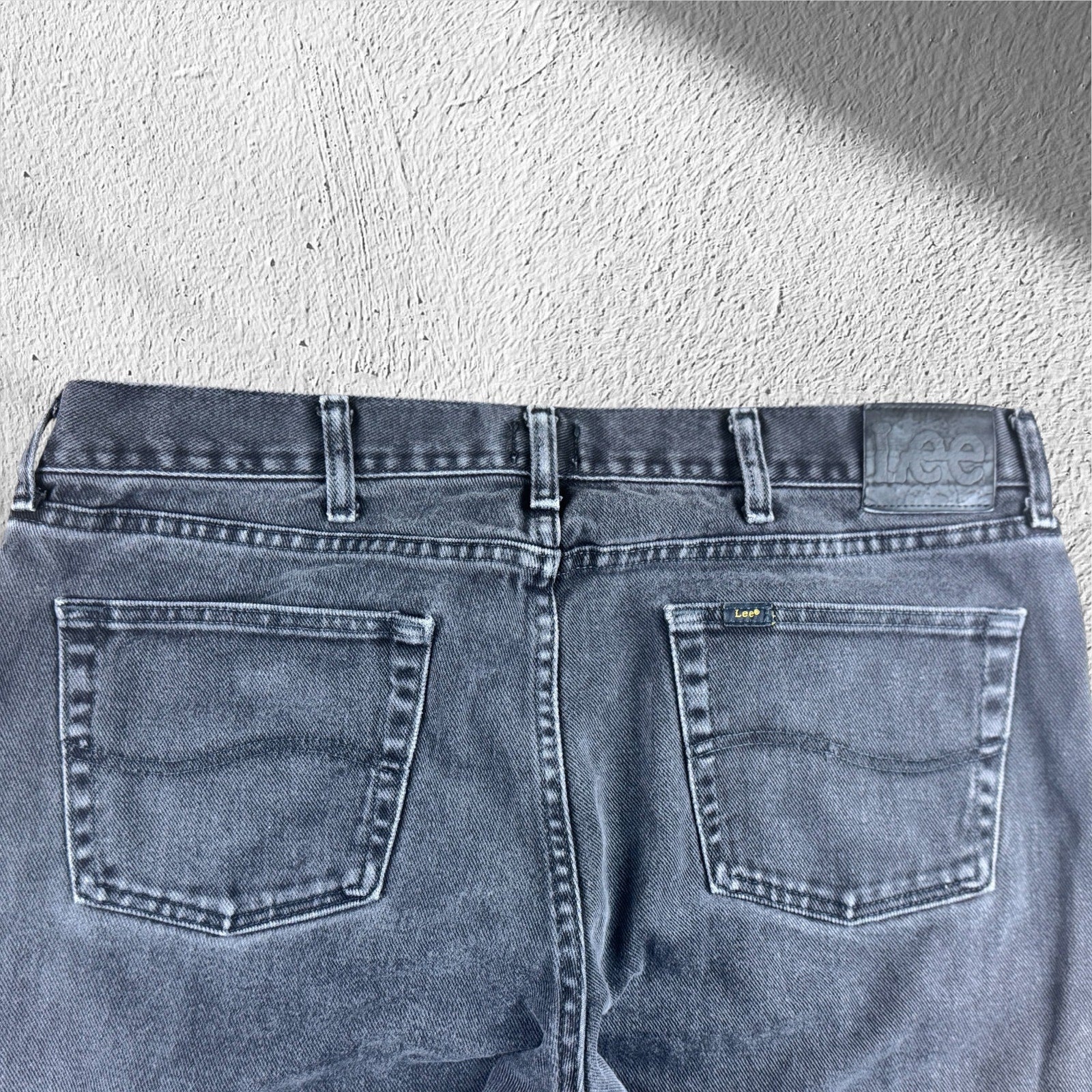 LEE Black Jeans Regular Fit Men's W38xL36