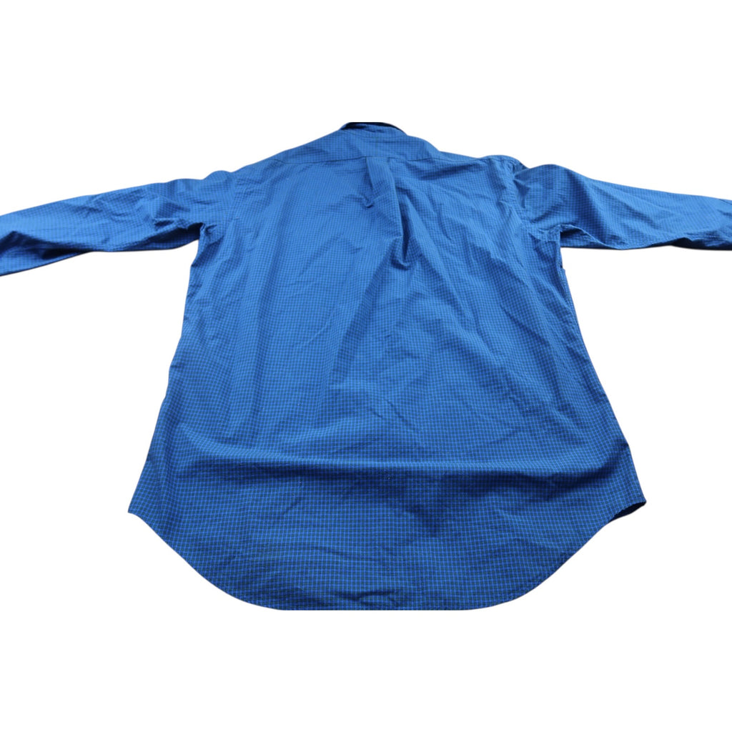 Polo Ralph Lauren Men's Classic-Fit Blue Plaid Button Down Shirt M