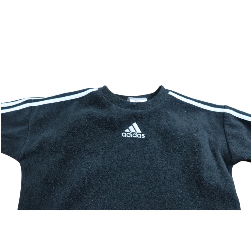 Adidas Regular Fit Toddler Black White Fleece Set 18M