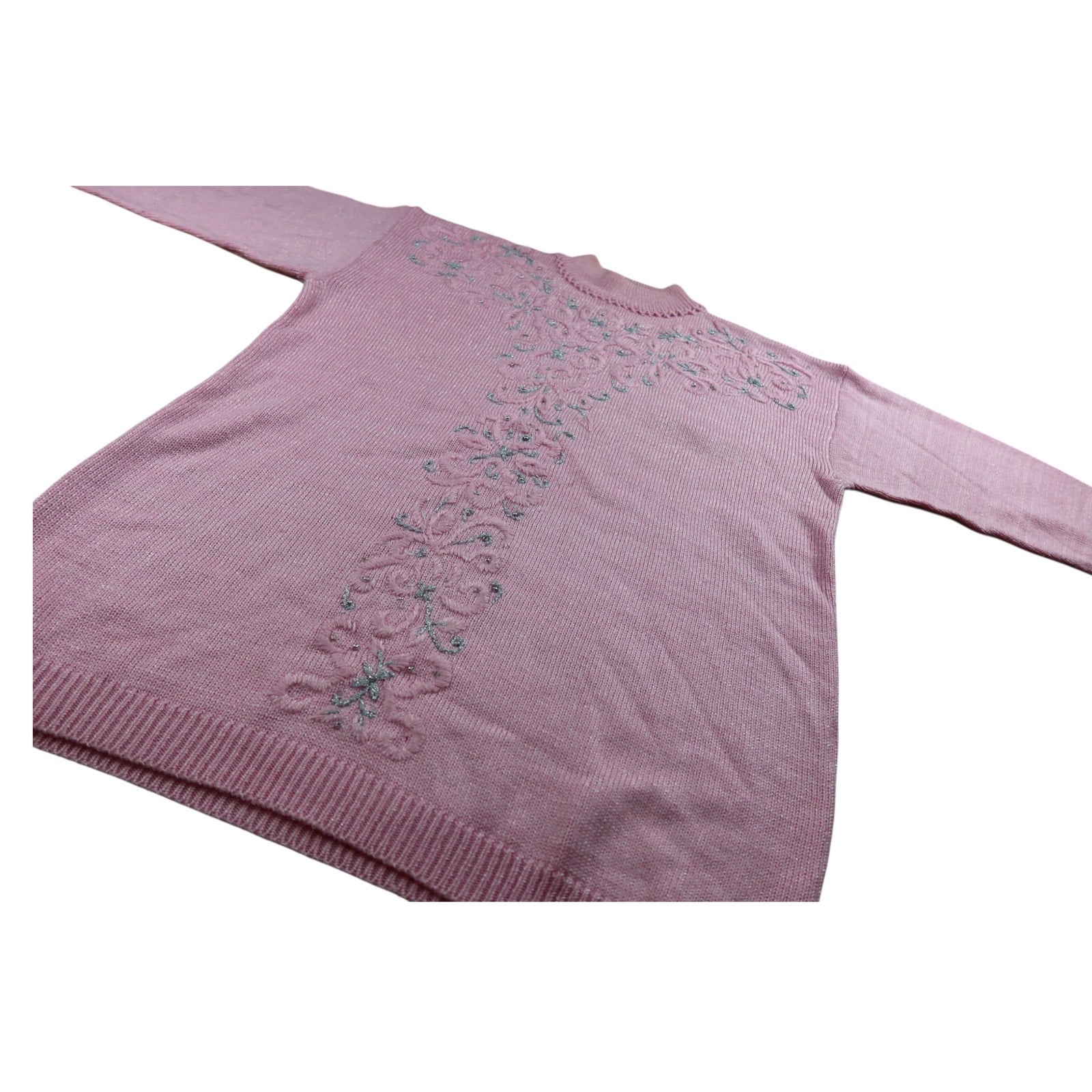 Joeclyn Smith Vintage Pink Knit Sweater Women's L