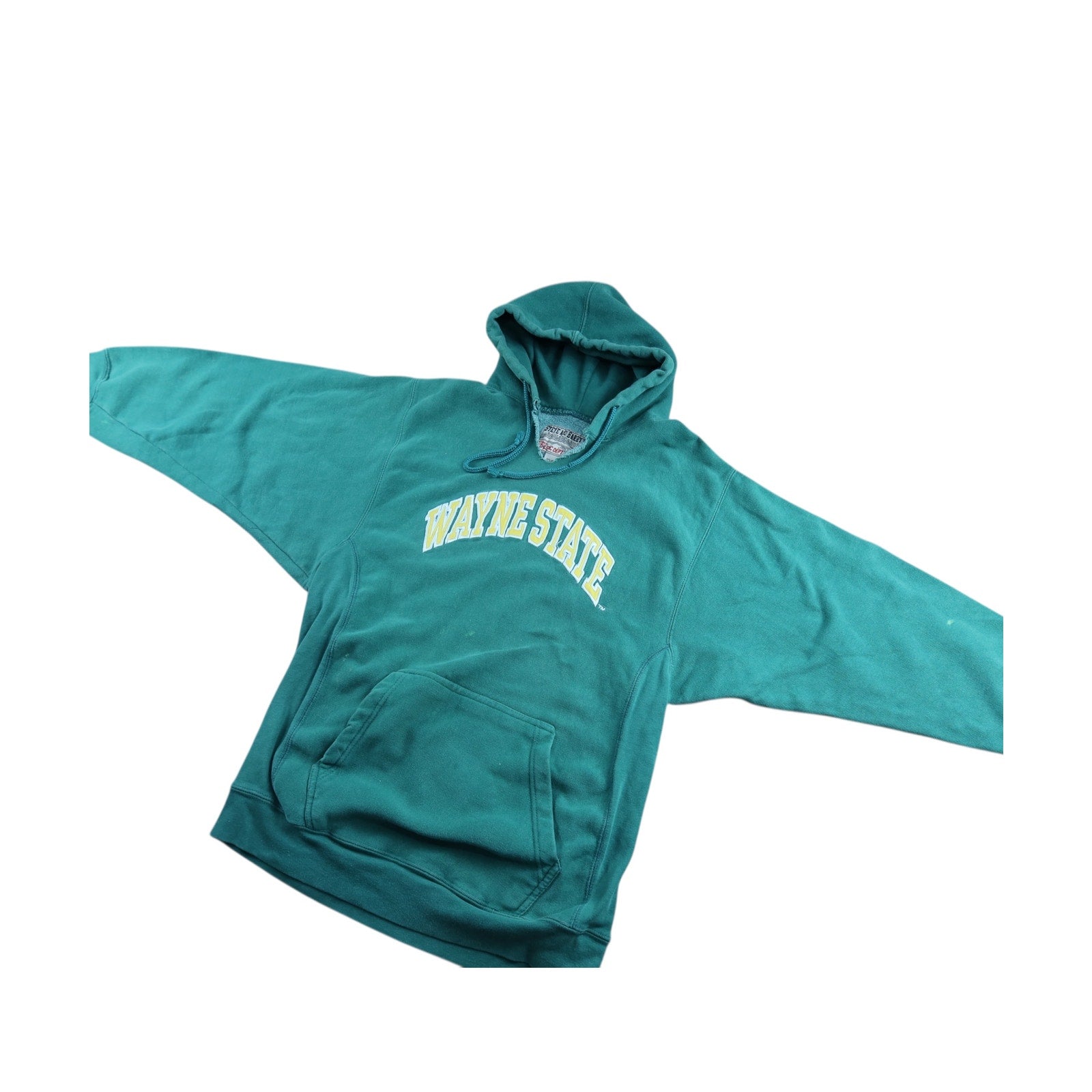 Steve And Barry Wayne State College Green Hoodie Men's L