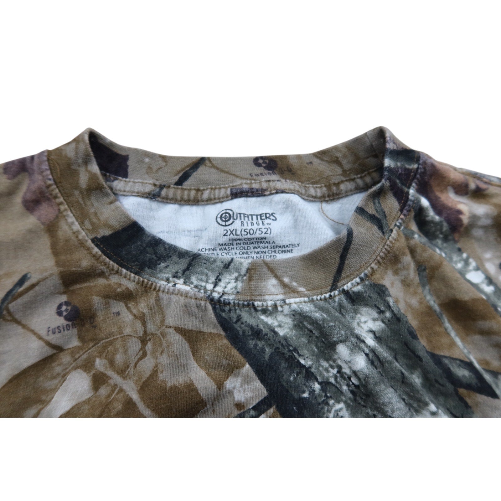 Outfitters Camo Ridge Short Sleeve Shirt Men's 2XL