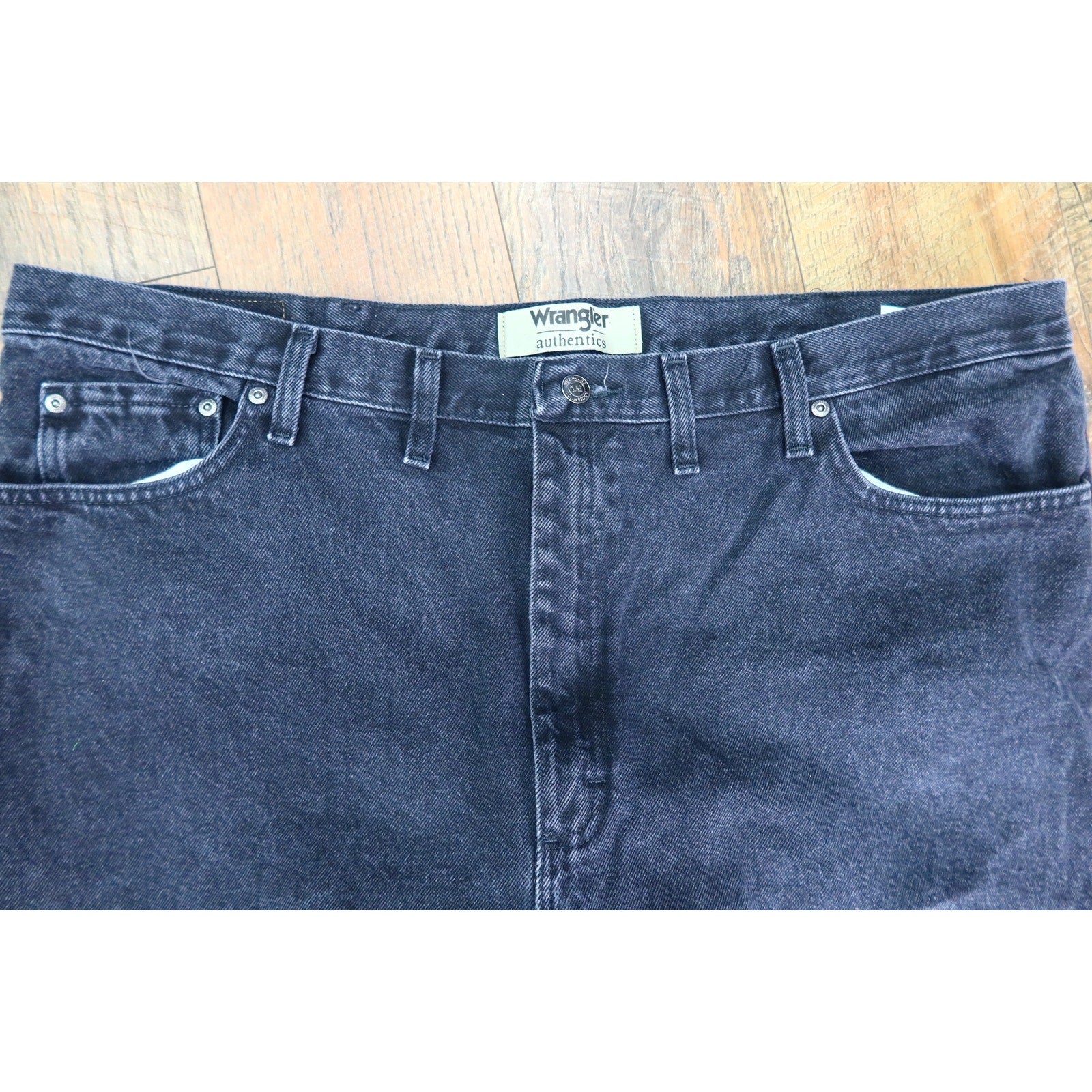 Wrangler Black Jeans Men's 46x30