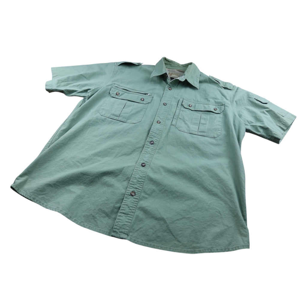 Cabela's Safari Green Series Performance Shirt Hiking Men's L