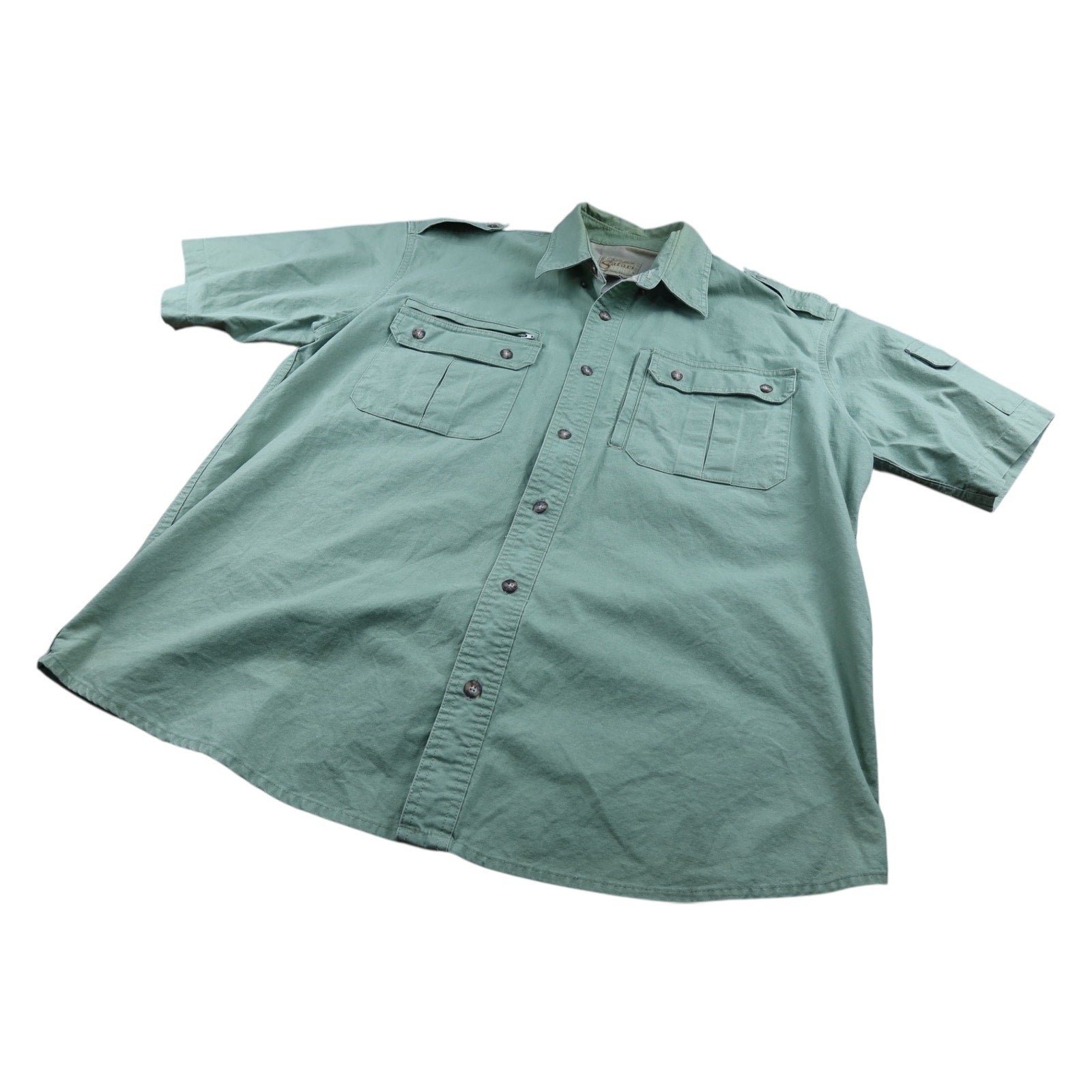 Cabela's Safari Green Series Performance Shirt Hiking Men's L