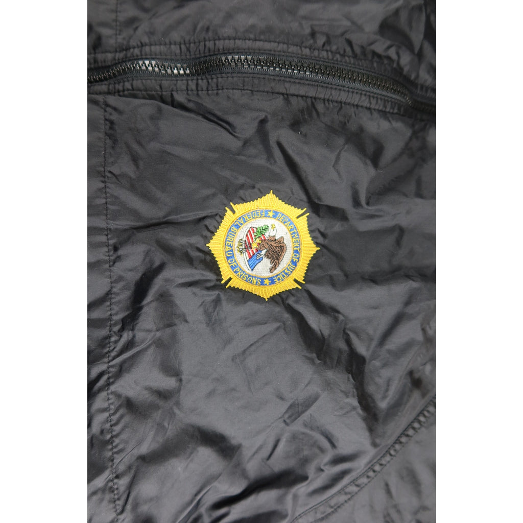 Dept. Of Justice Federal Bur. Of Prisons Blk Jacket XXL
