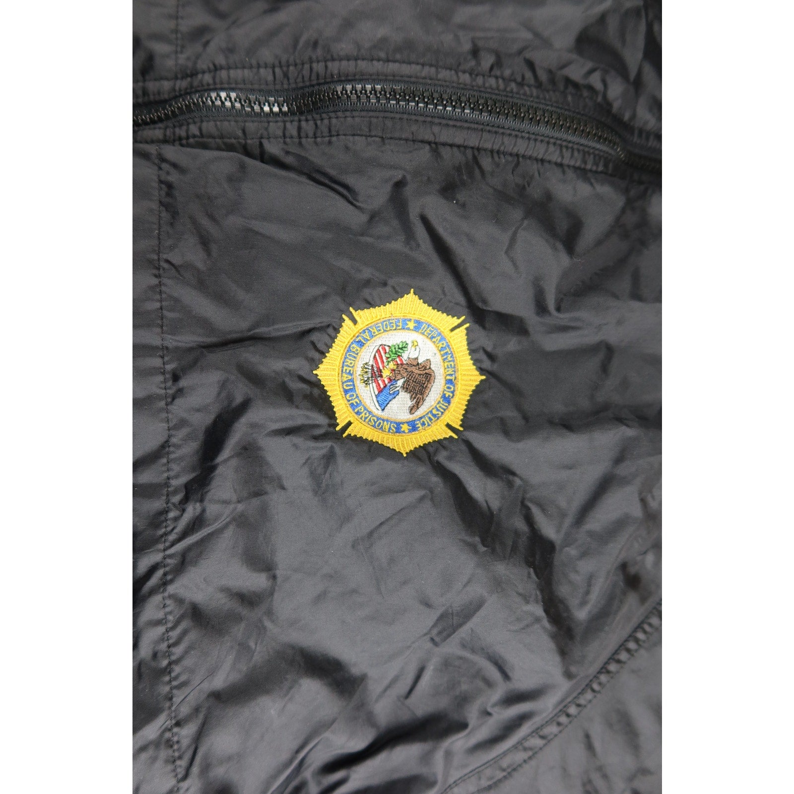 Dept. Of Justice Federal Bur. Of Prisons Blk Jacket XXL