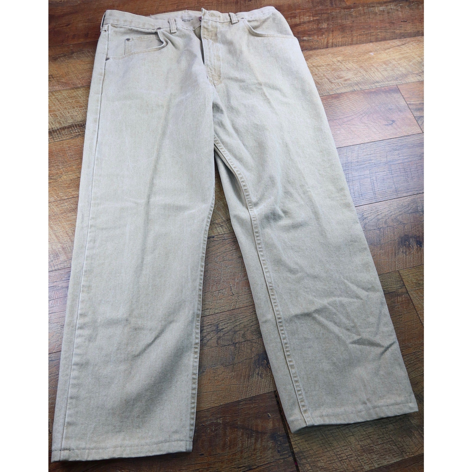 Wrangler Tan USA Made Men's Jeans 38x34