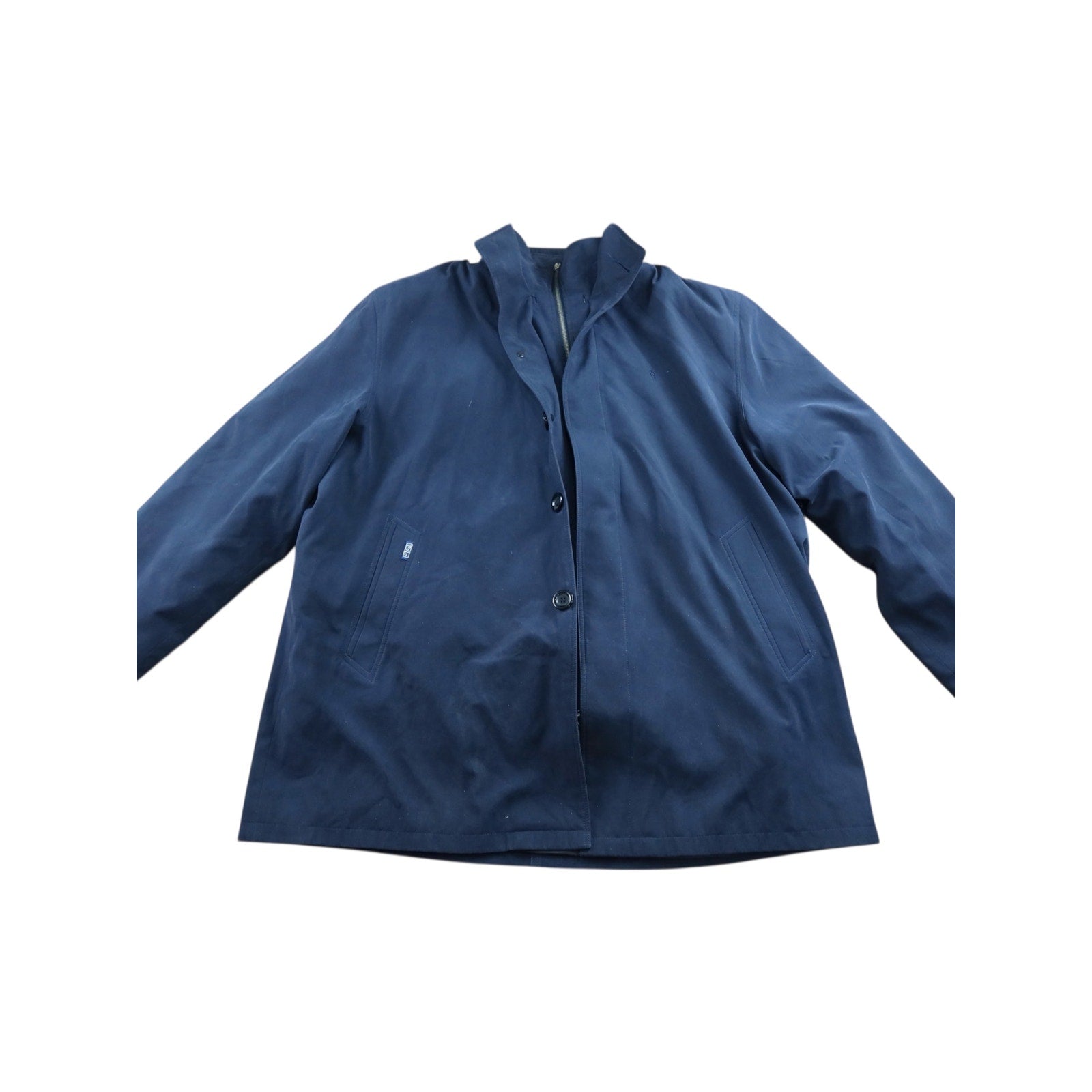 Polo By Ralph Lauren Navy Microfiber Windbreaker Jacket Men's 3XL