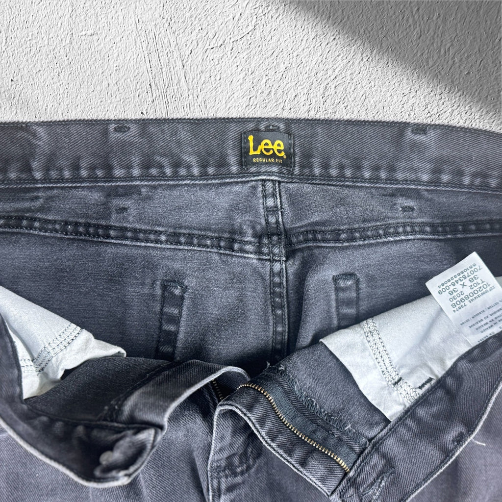 LEE Black Jeans Regular Fit Men's W38xL36