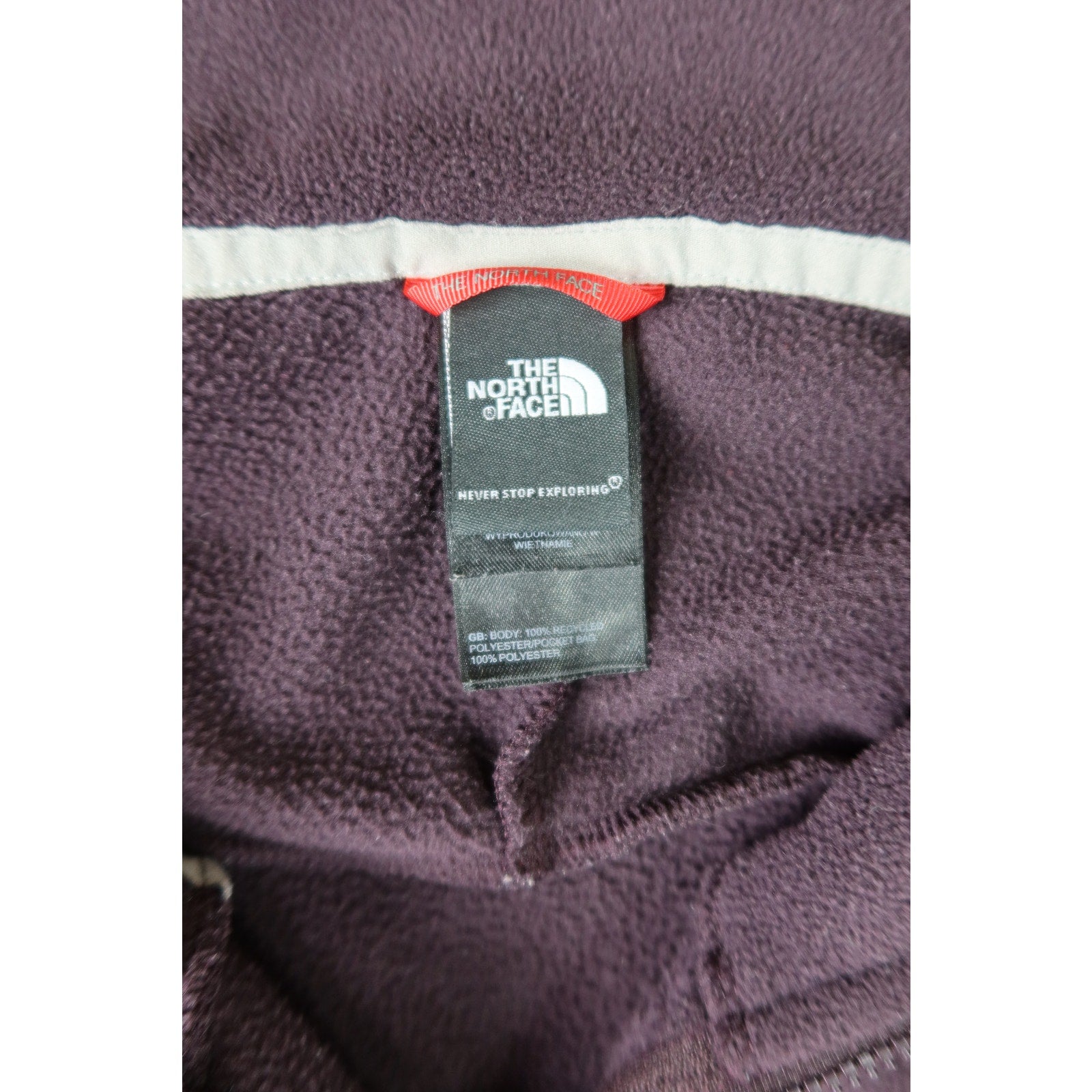 The North Face Fleece Purple Jacket Women's Large