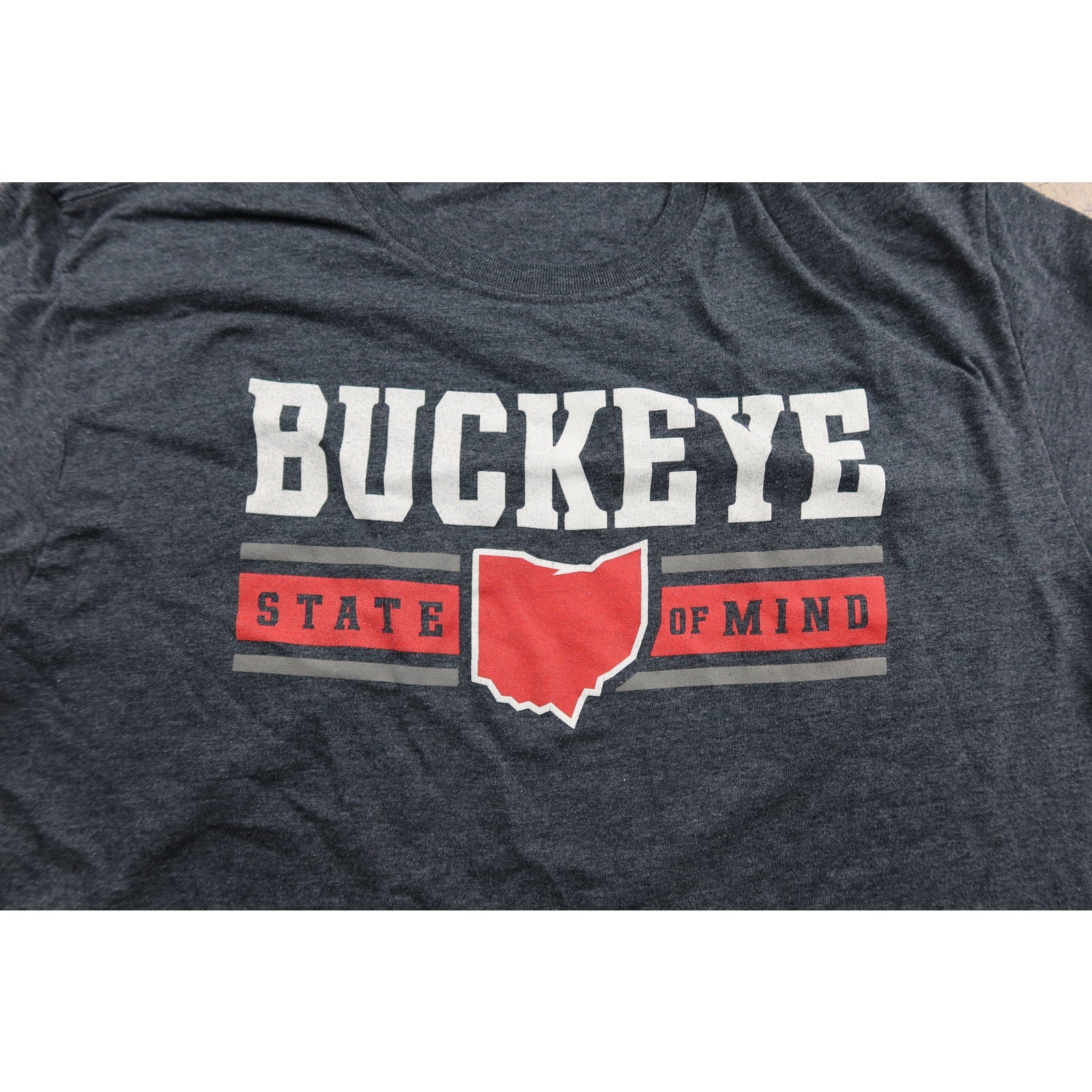 Ohio State Buckeye's Gray T-Shirt Men's XL
