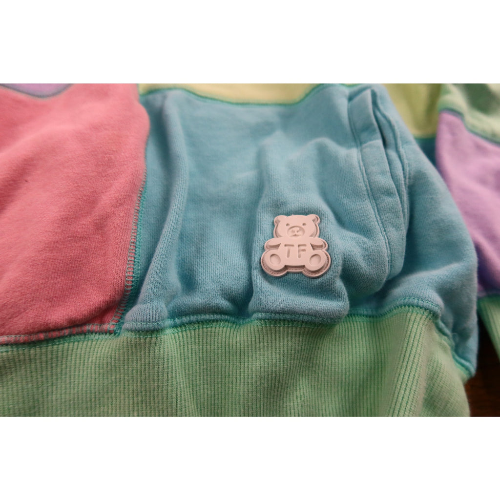 Teddy Fresh Color Block Hoodie Women's Small
