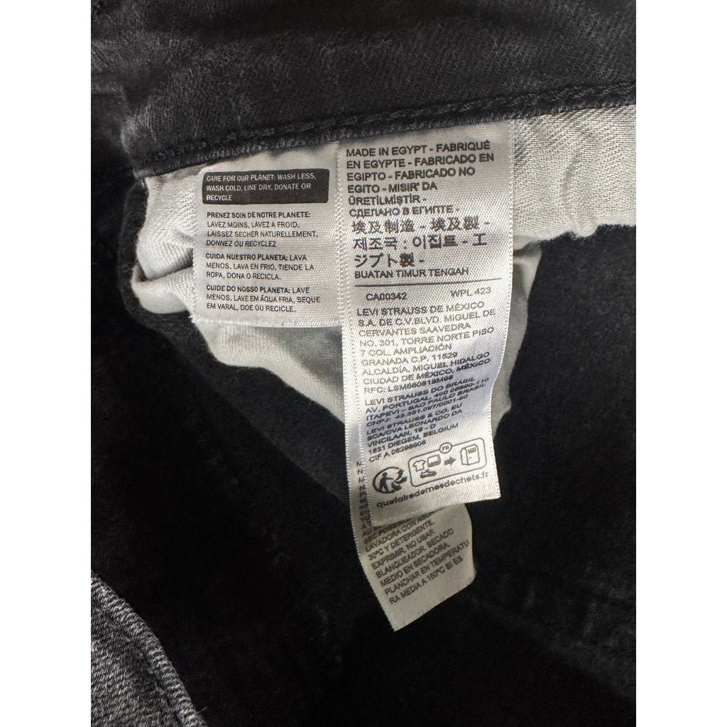 Levi's Strauss 502 Black Jeans Men W36xL32