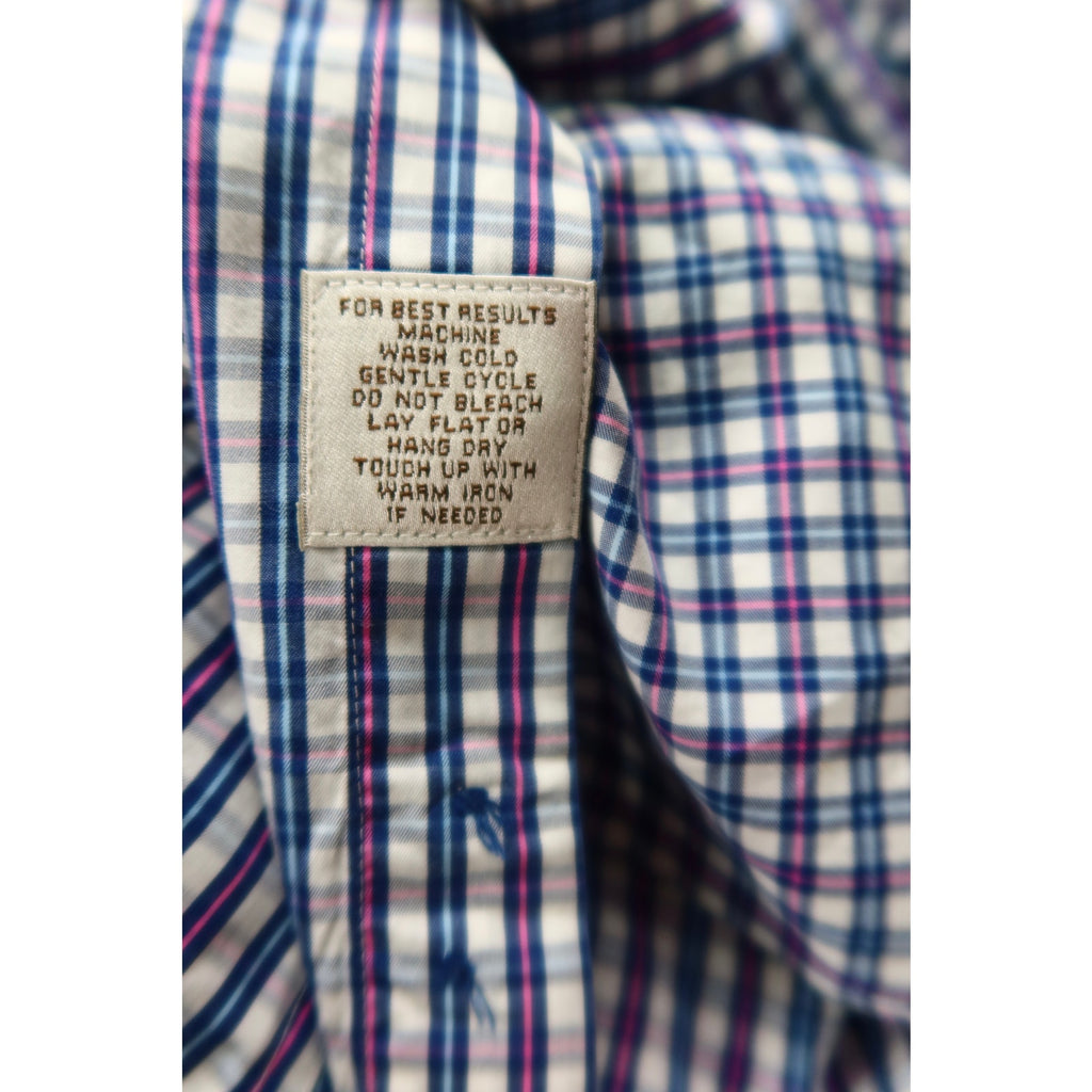 Peter Millar Seaside Finish Button Down Shirt Men's L