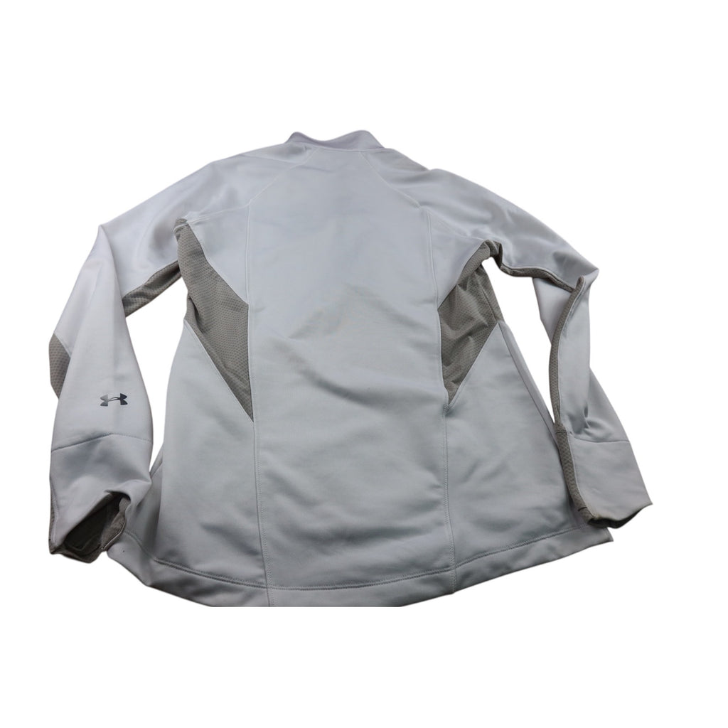 Spartan Michigan Under Armour White Fleece Jacket Women's M