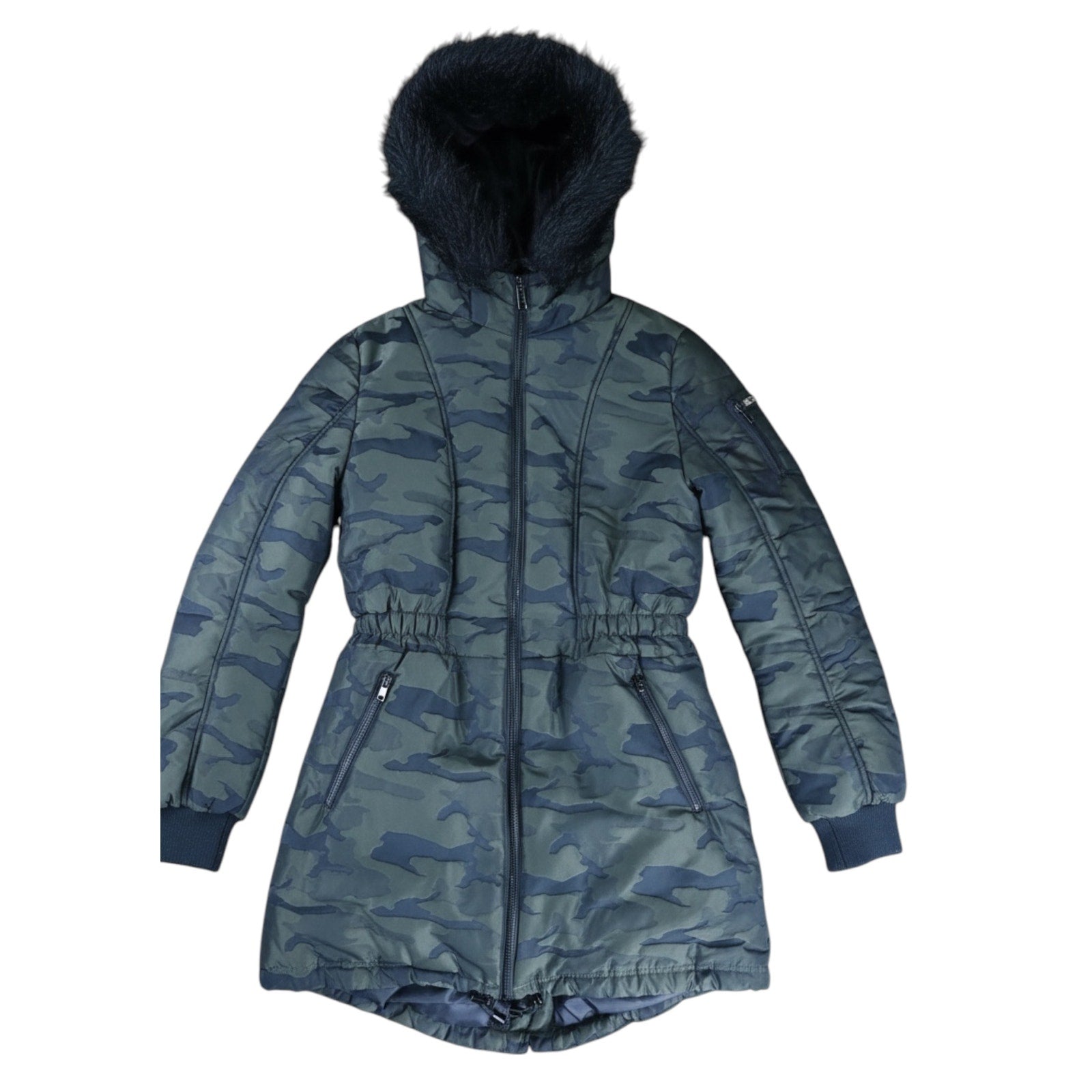 Guess Army Fatigue Vintage Green Coat Women's
