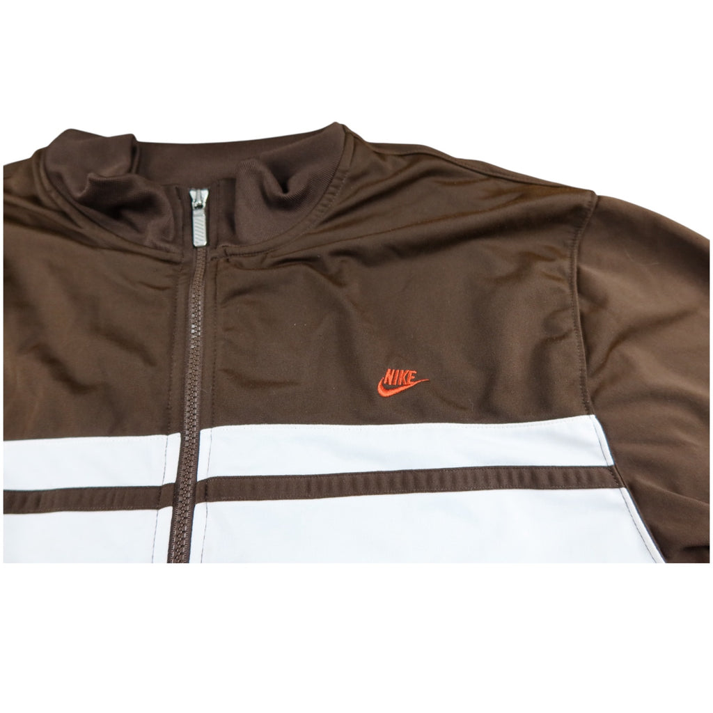 NIKE Brown Tech Track Jacket Men's XL