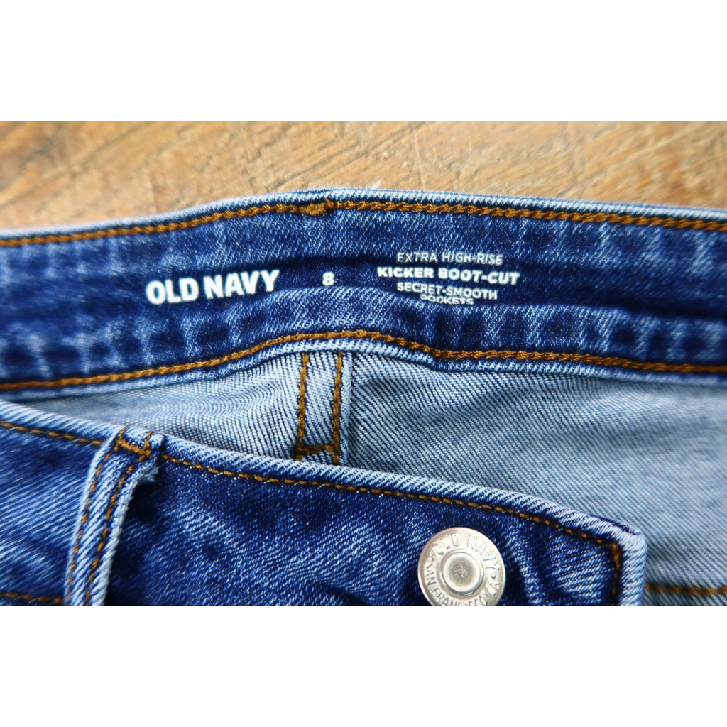 Old Navy Boot-Cut Jeans High Rise Women's 8