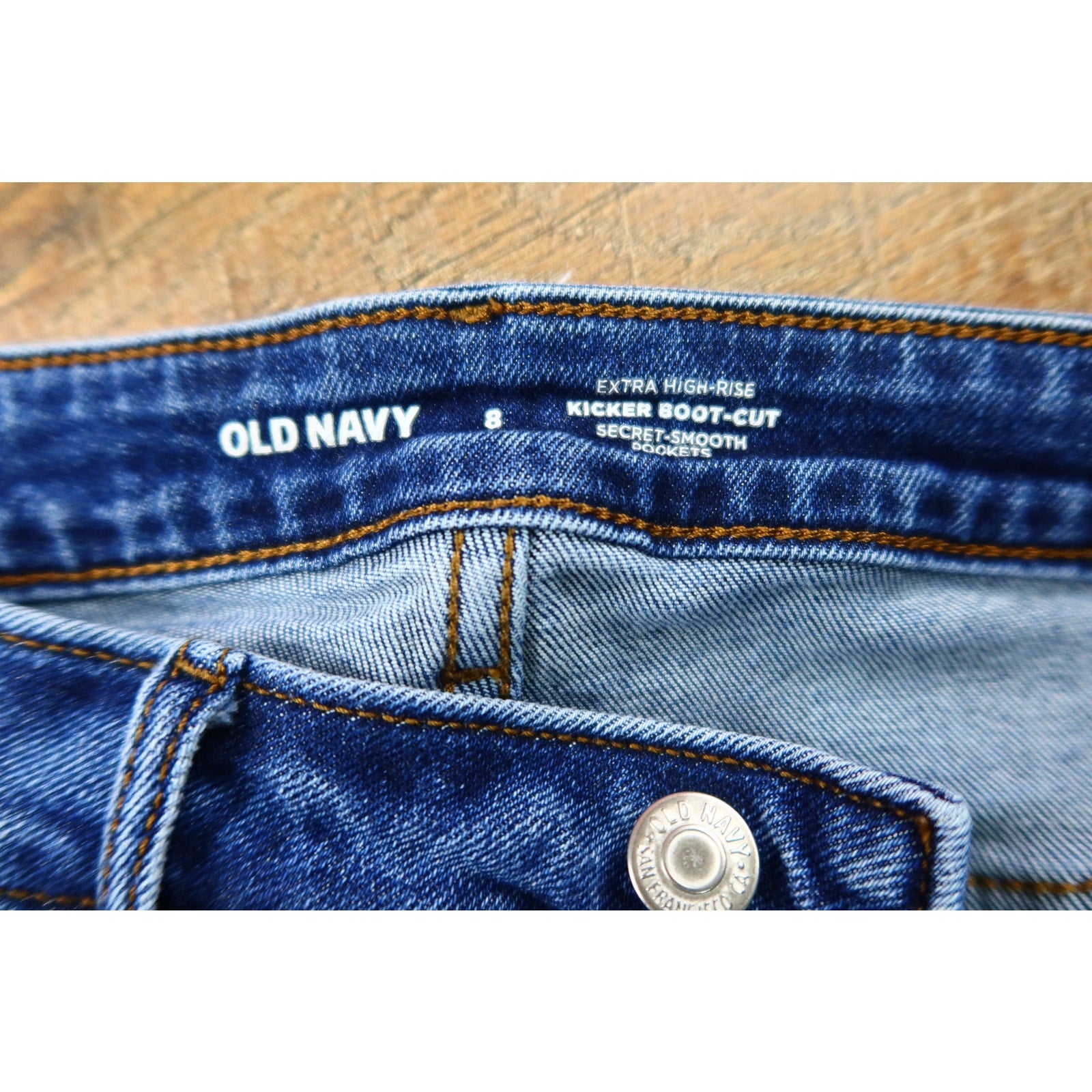 Old Navy Boot-Cut Jeans High Rise Women's 8