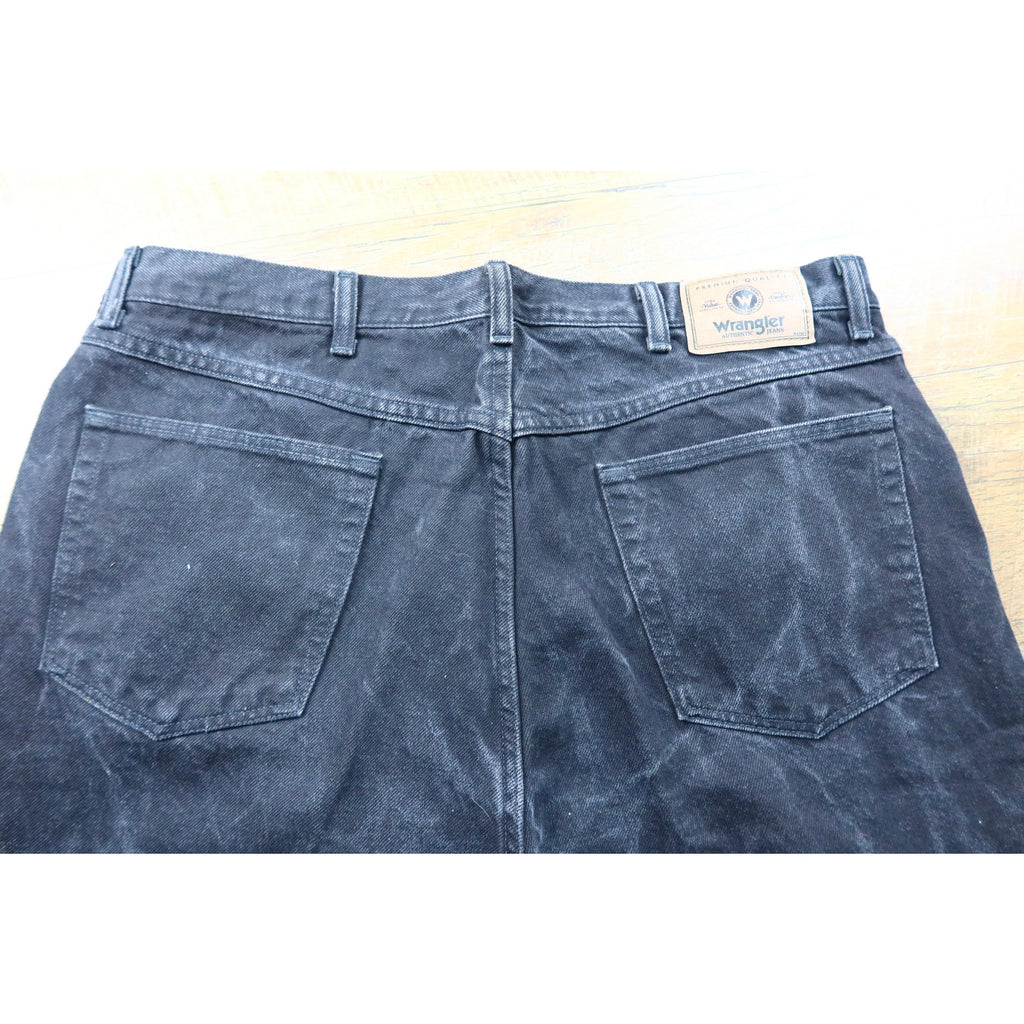 Wrangler Black Jeans Men's 38x34