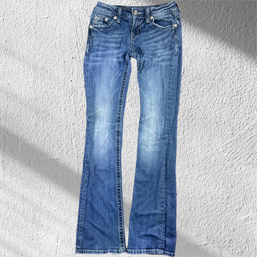 Miss Me MP6224B Women’s Y2K Jeans Size 25x34