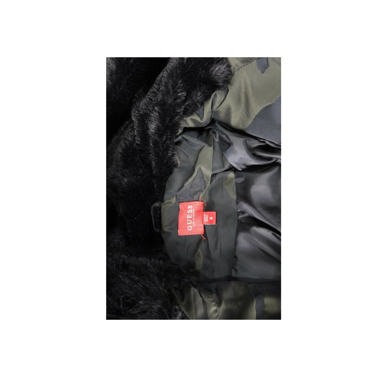 Guess Army Fatigue Vintage Green Coat Women's