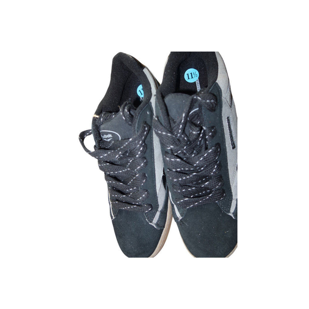 Reebok Brusk Black Gray Men's Sneakers 11.5