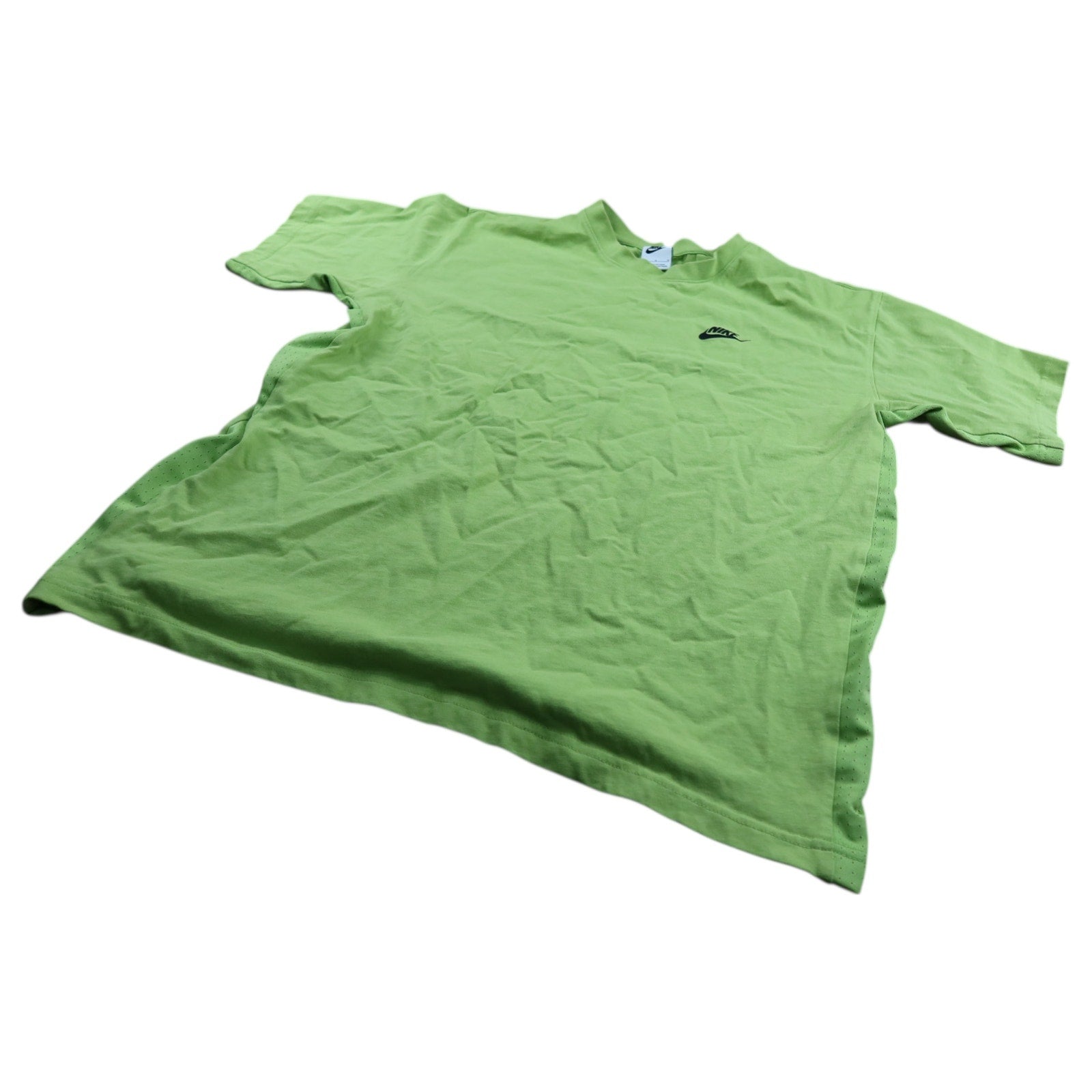 Nike Neon Green Branded T- Shirt Men's Large